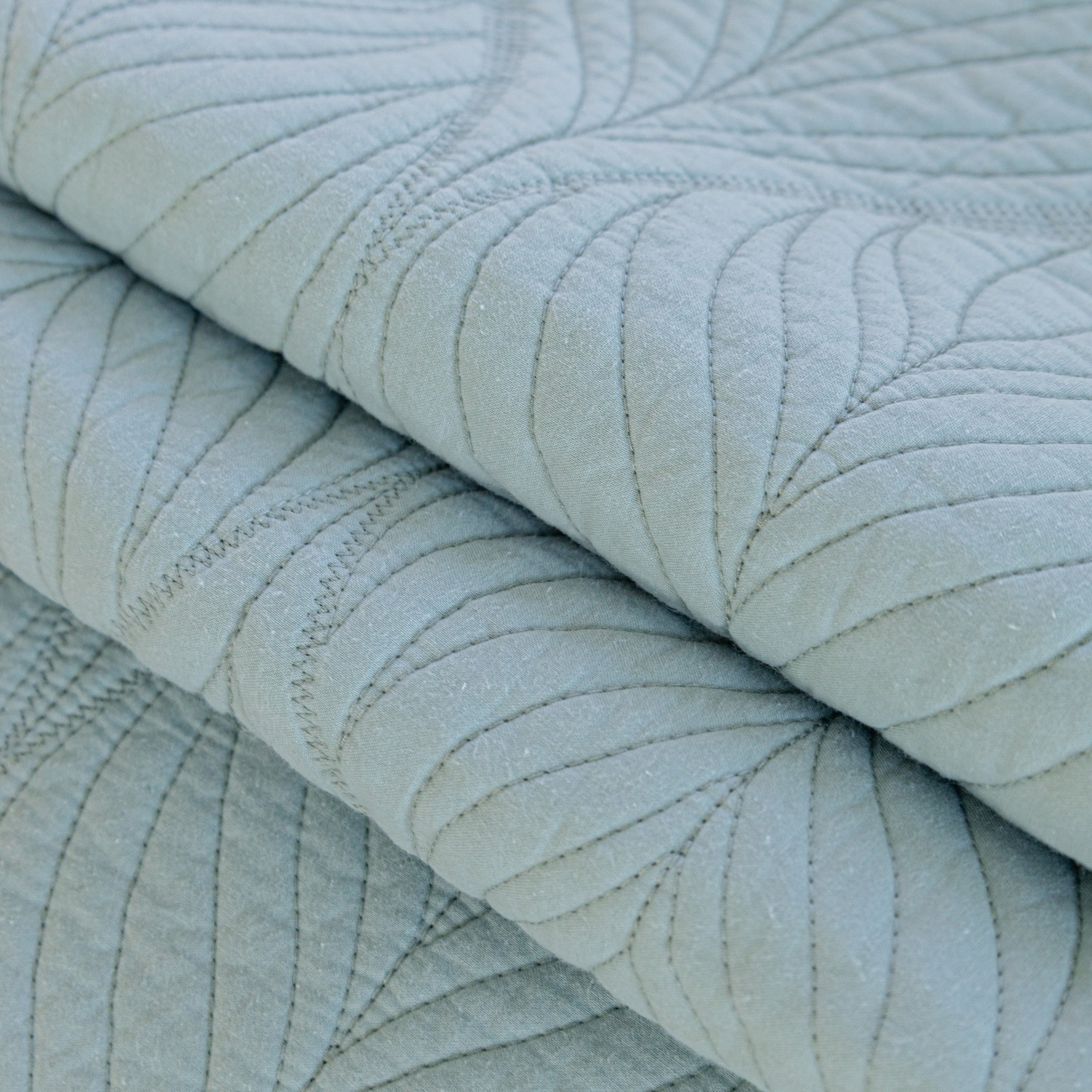 Leaf Vein Textured Cotton Quilted Sofa Slipcover, Non-Slip Modular Couch Covers - Image 89