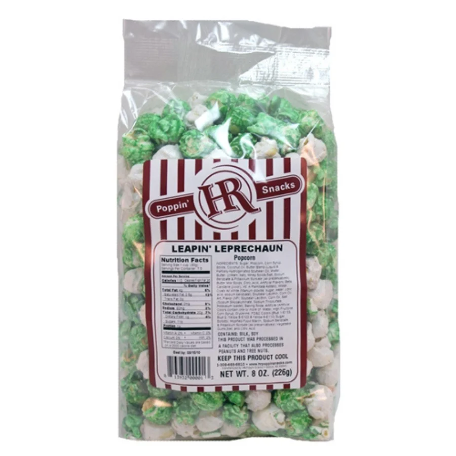 Leapin' Leprechaun St. Patrick's Day Popcorn | Pack of 3 | 8 oz | HR Poppin' Snacks - Image 2