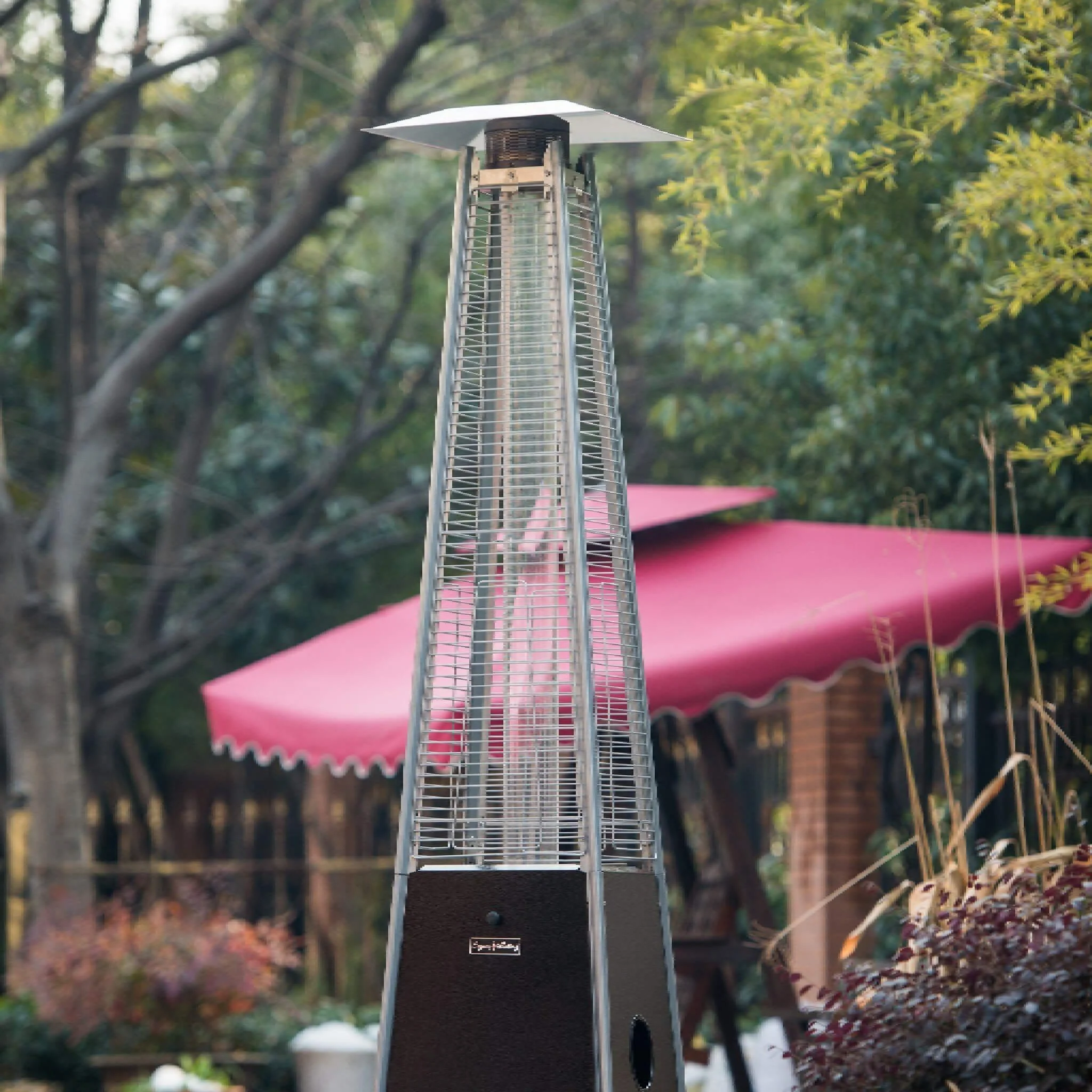 Legacy Heating Outdoor Commercial 40K BTU Quartz Glass Tube Patio Propane Heater With Visible Flame (SAK91398) - Image 3