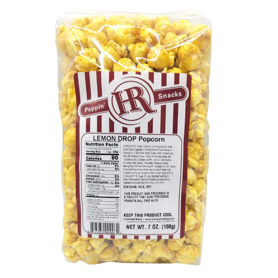 Lemon Popcorn | 7 oz | Pack of 2 | HR Poppin' Snacks - Image 2