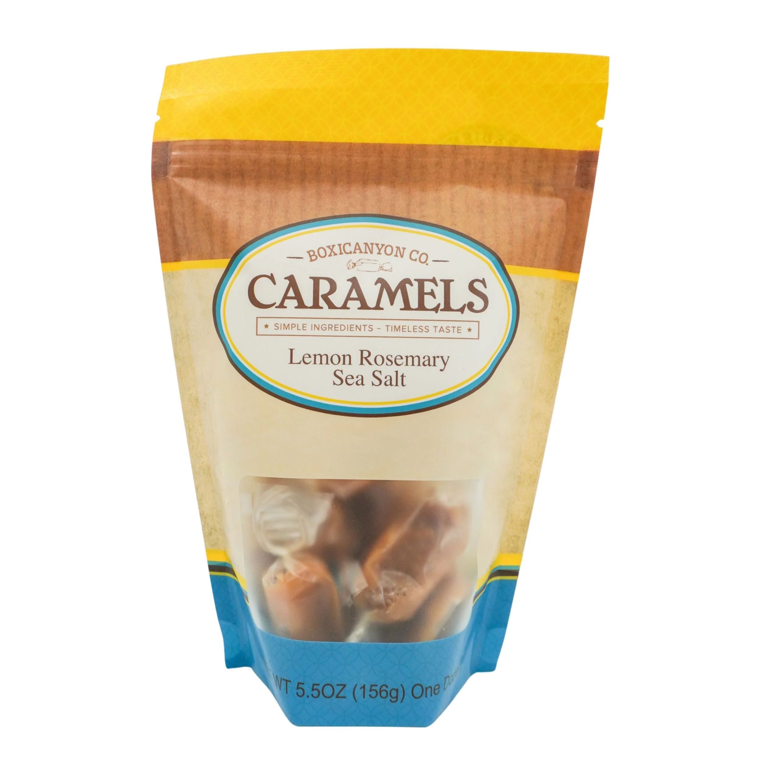 Lemon Rosemary Caramels | Pack of 2 | 12 Caramels Each | Boxicanyon Caramels - Image 2