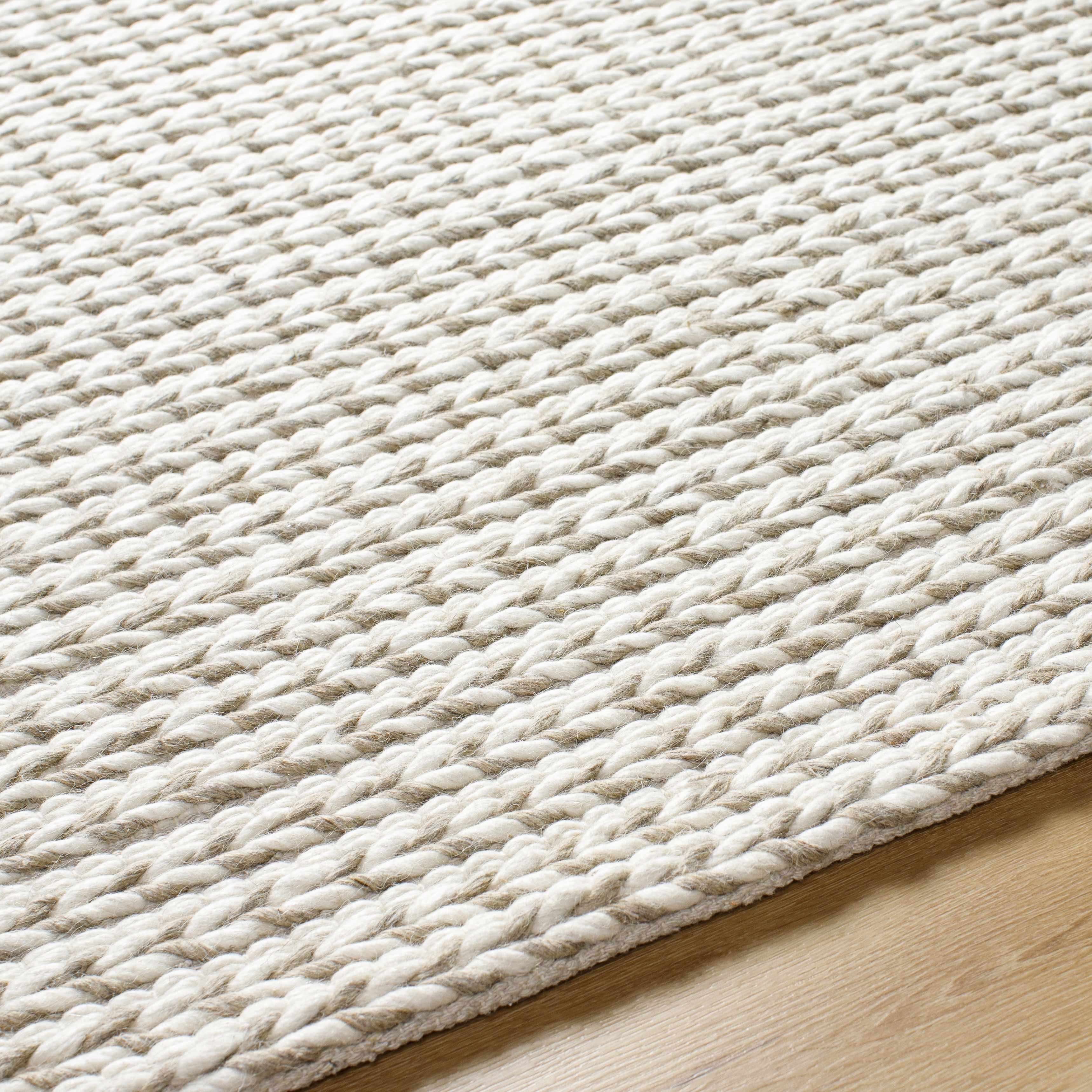 Lenci Hand Woven Wool Area Rug - Image 6