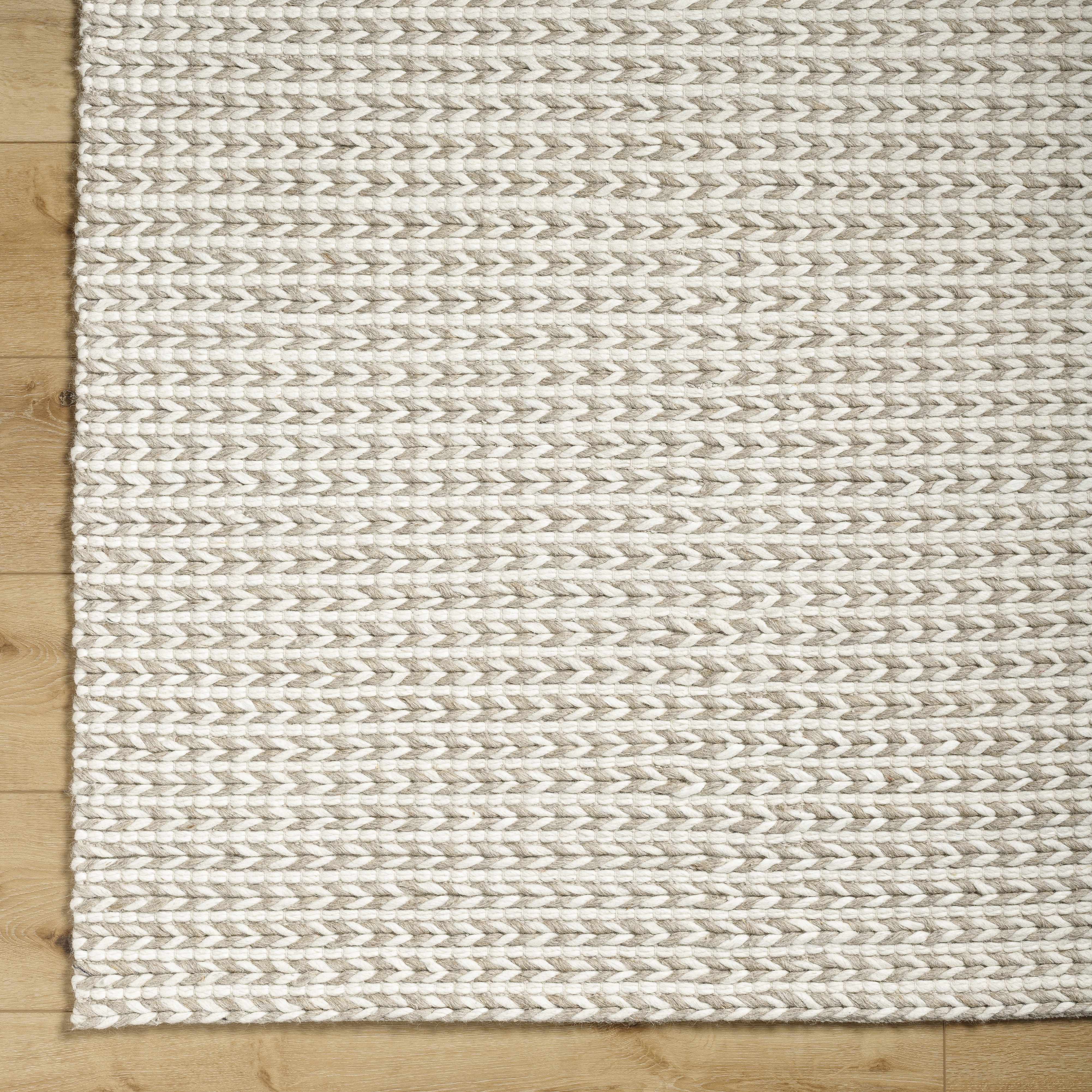 Lenci Hand Woven Wool Area Rug - Image 7