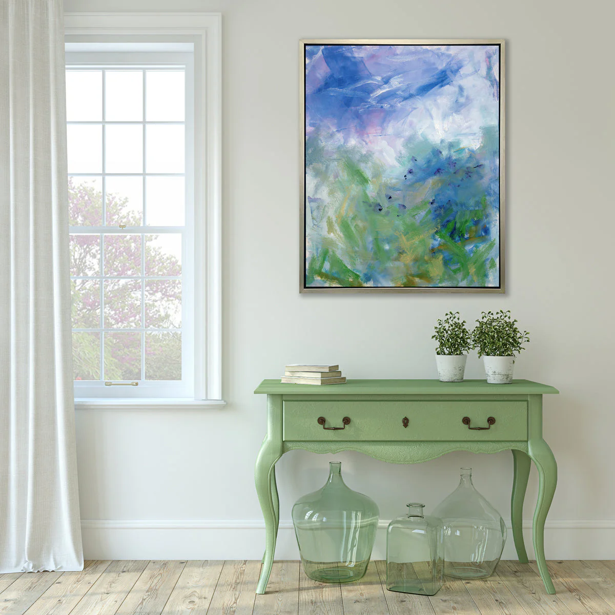 Lexi's Garden 1 - Open Edition Canvas Print - Image 2