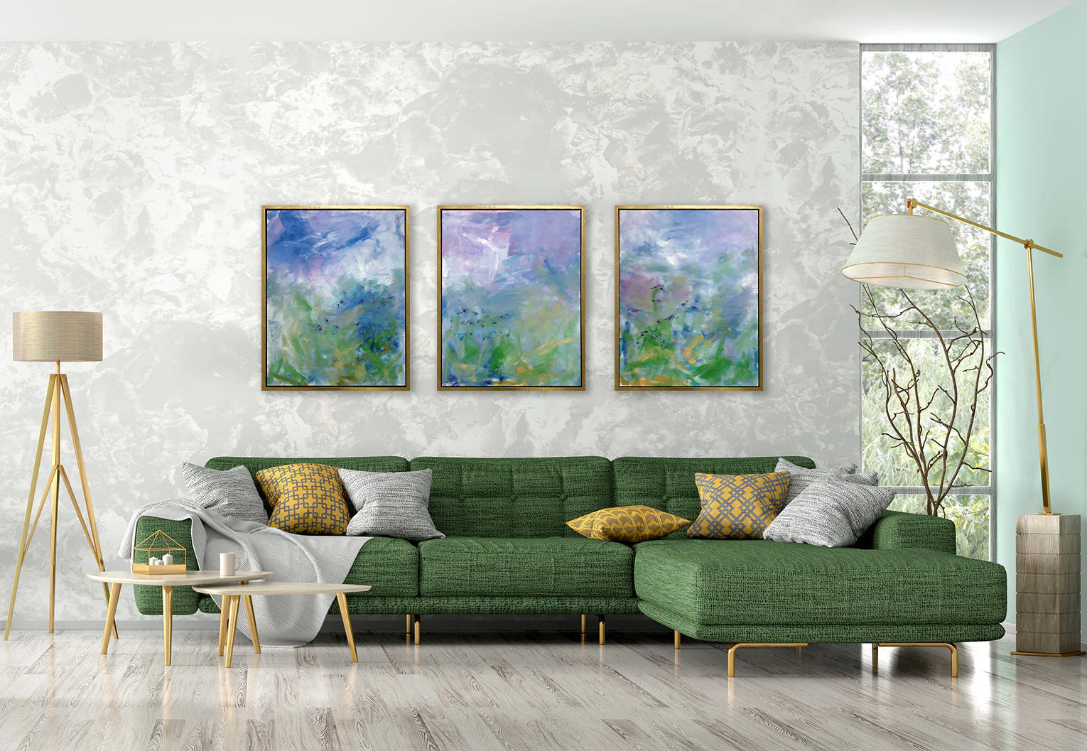 Lexi's Garden 1 - Open Edition Canvas Print - Image 5