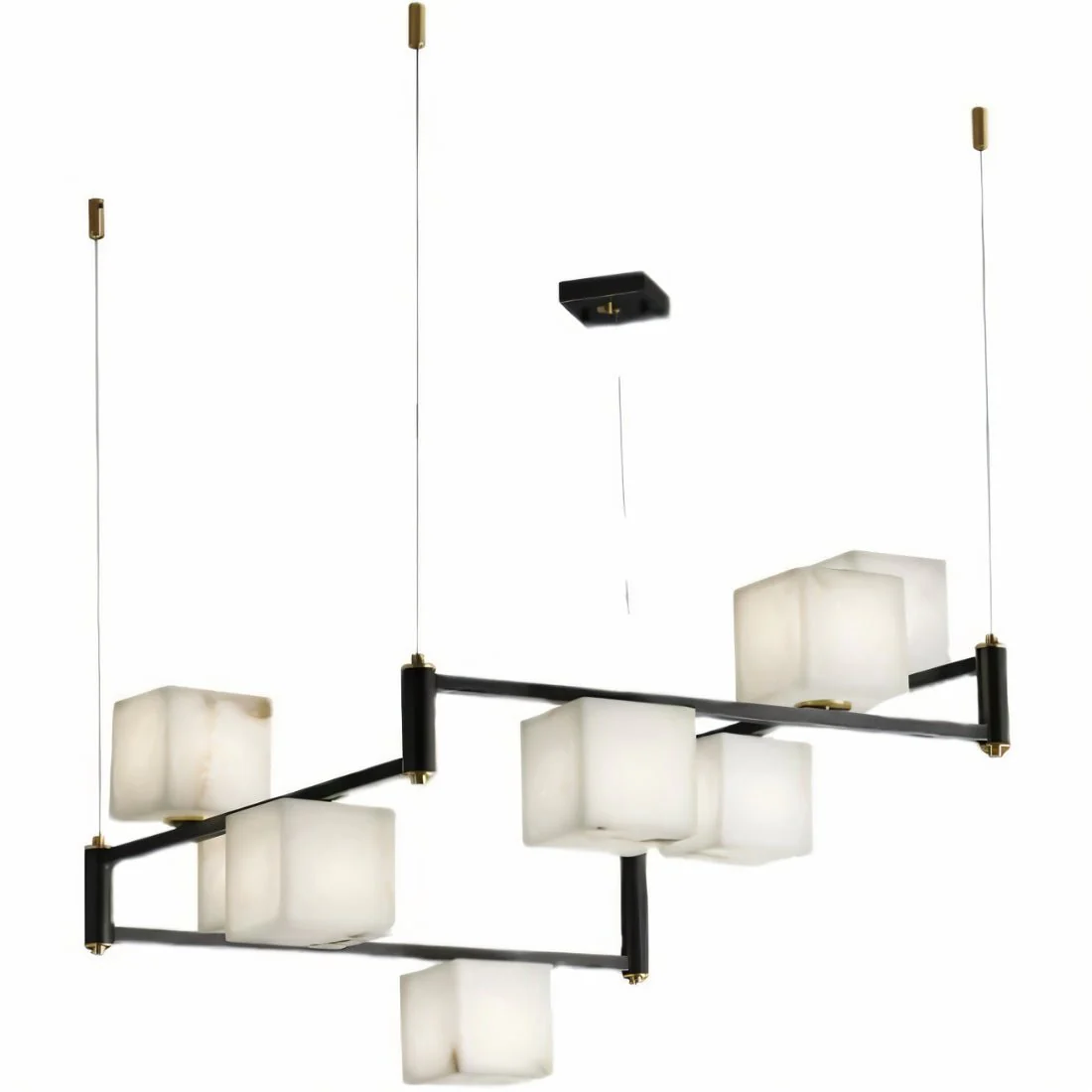 Lifang Alabaster Chandelier - Open Box - Image 12