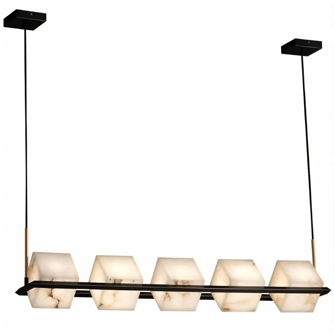 Lifang Alabaster Chandelier - Open Box - Image 13