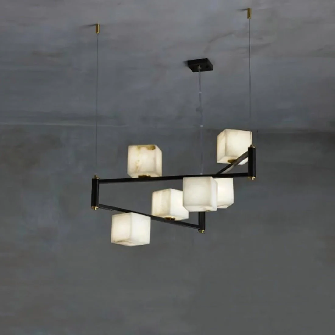 Lifang Alabaster Chandelier - Open Box - Image 5