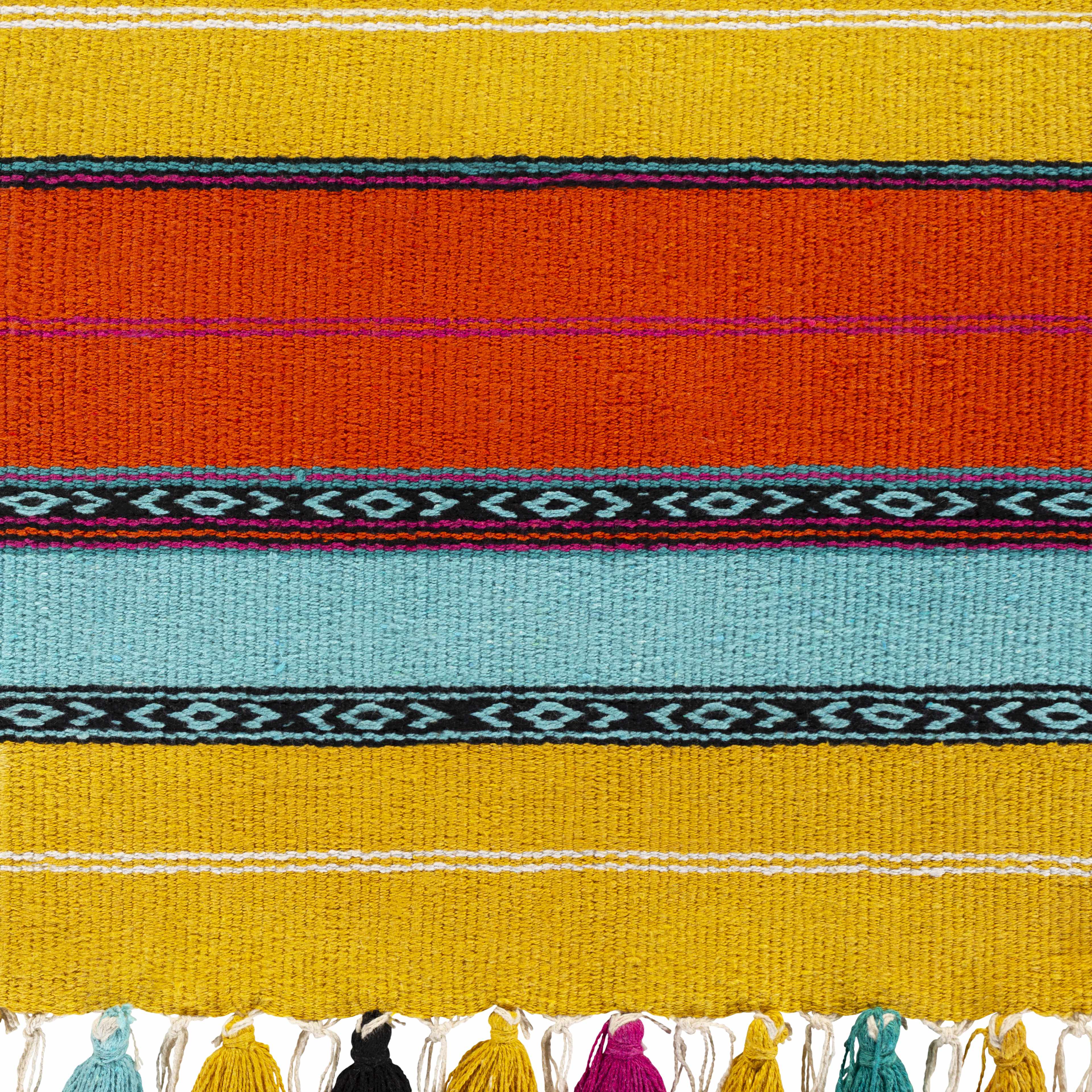 Ligaya Colorful Striped Bohemian Wall Hanging - Image 4