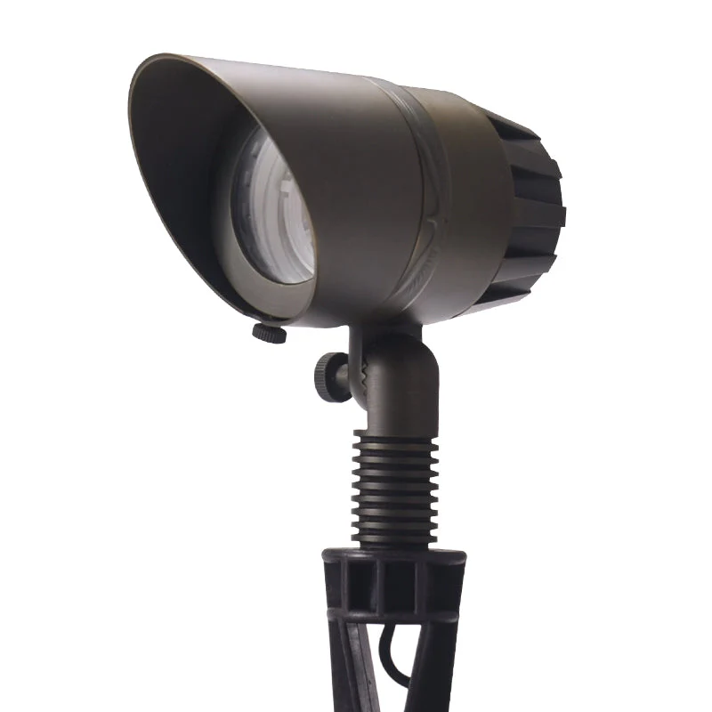 Light Fixture Black with 12V Heavy duty Die-cast Brass Feature - Image 4