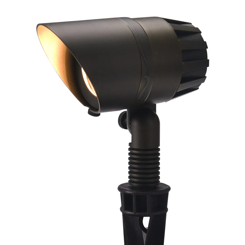 Light Fixture Black with 12V Heavy duty Die-cast Brass Feature - Image 5