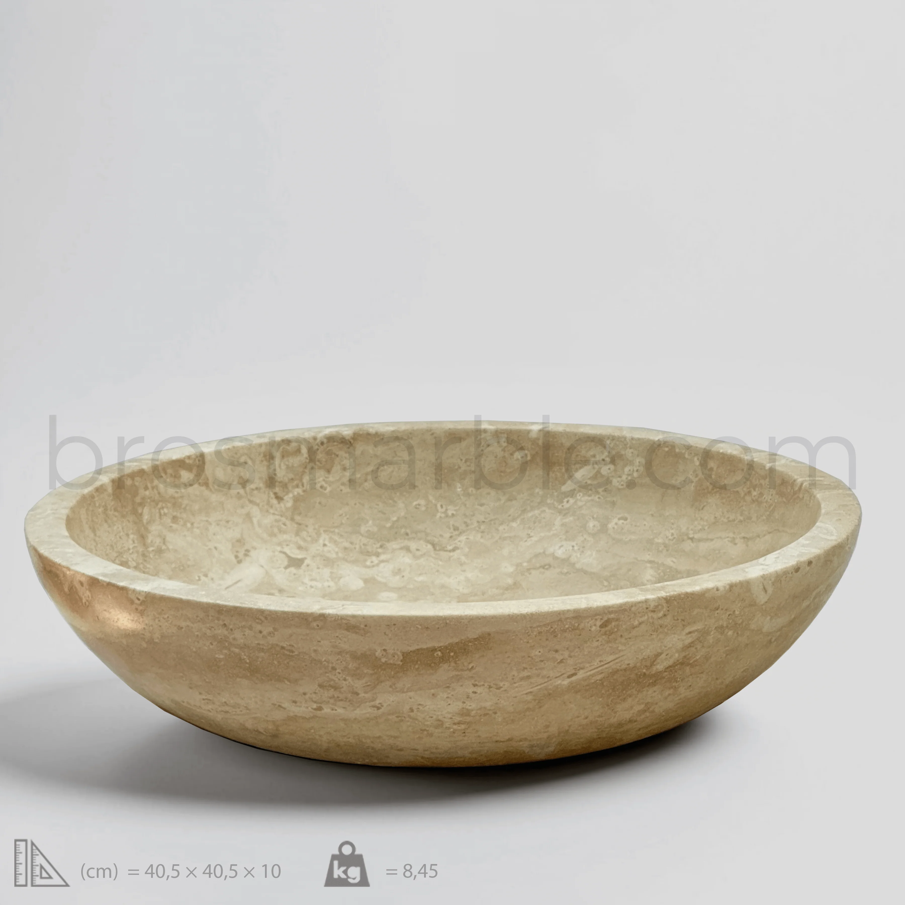 Light Travertine Sink - Image 3