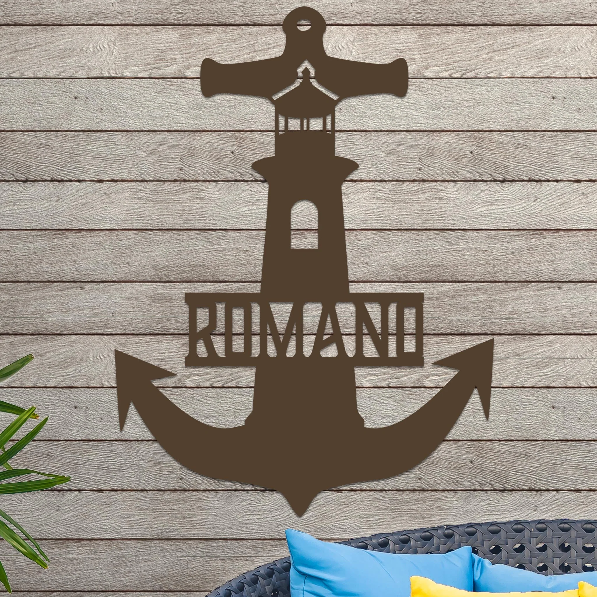 Lighthouse Anchor with Family Name - Image 5