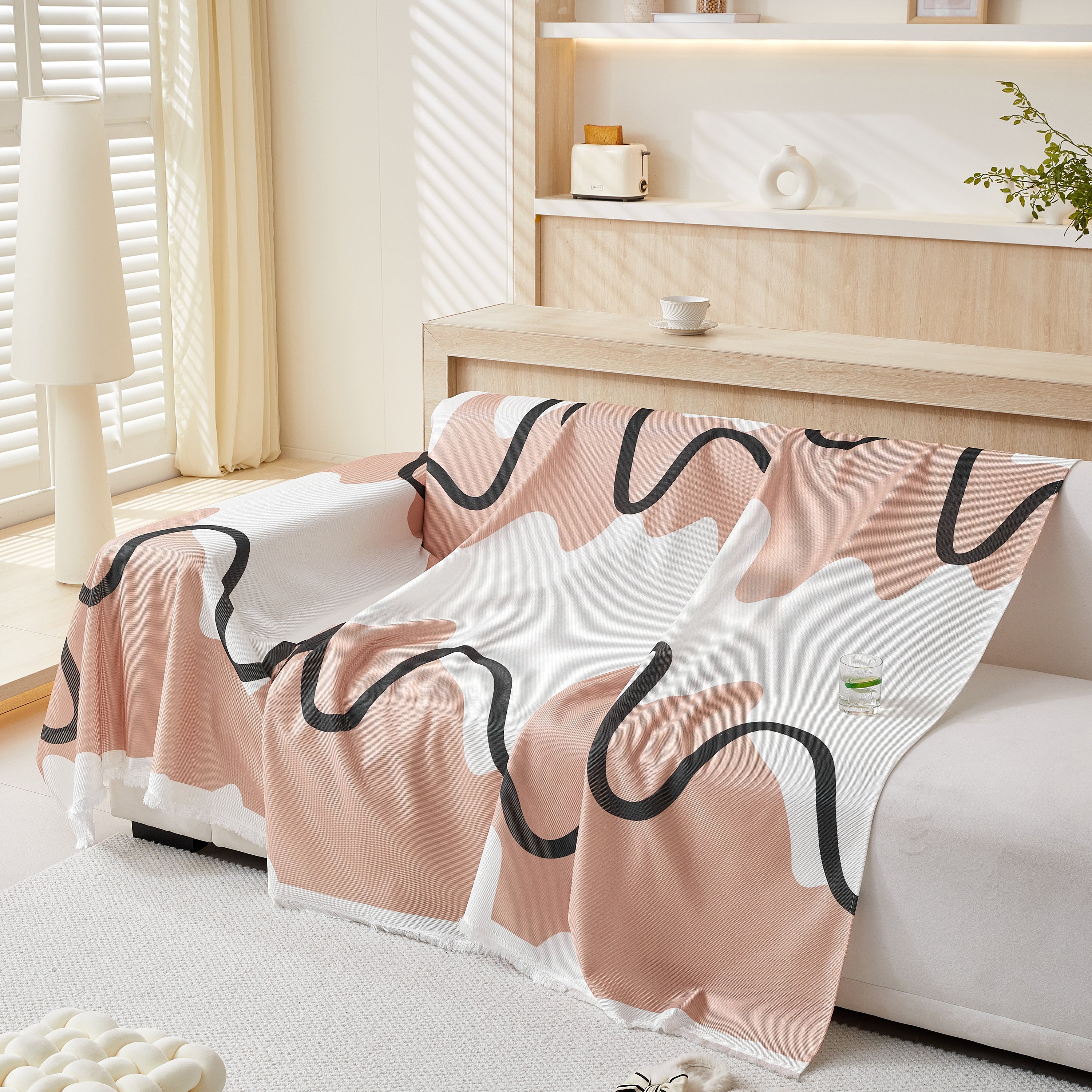 Lightweight Washed Soft Breathable Throw Blanket Perfect for Summer, Great Blanket Layer for Couch - Image 23