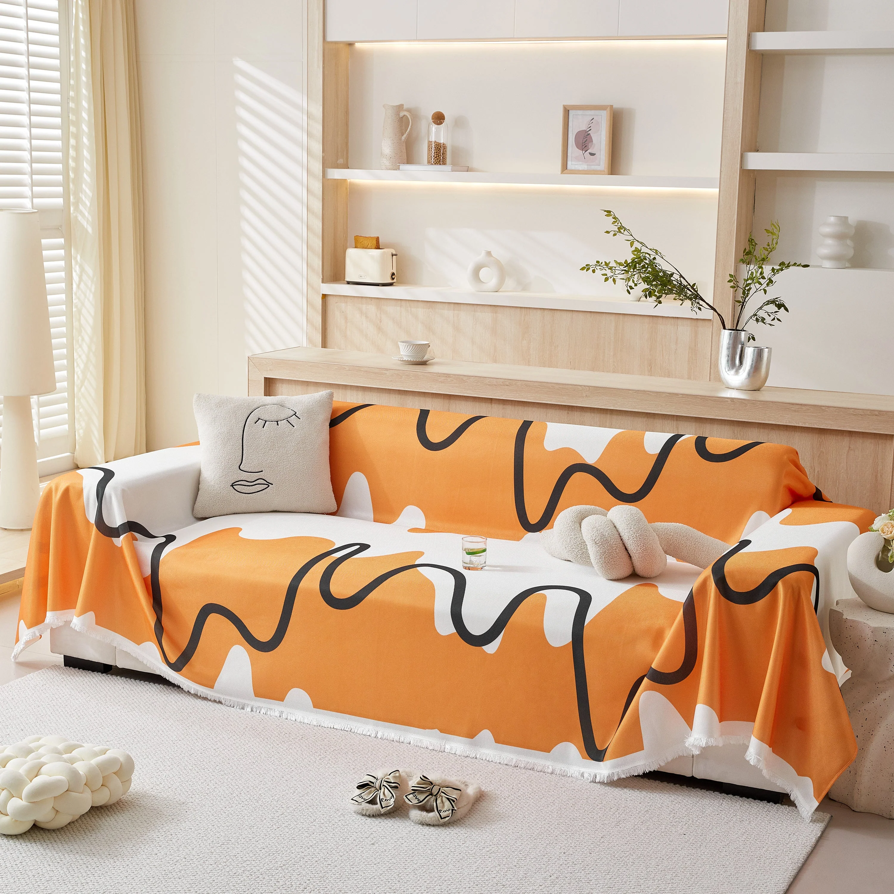Lightweight Washed Soft Breathable Throw Blanket Perfect for Summer, Great Blanket Layer for Couch - Image 43