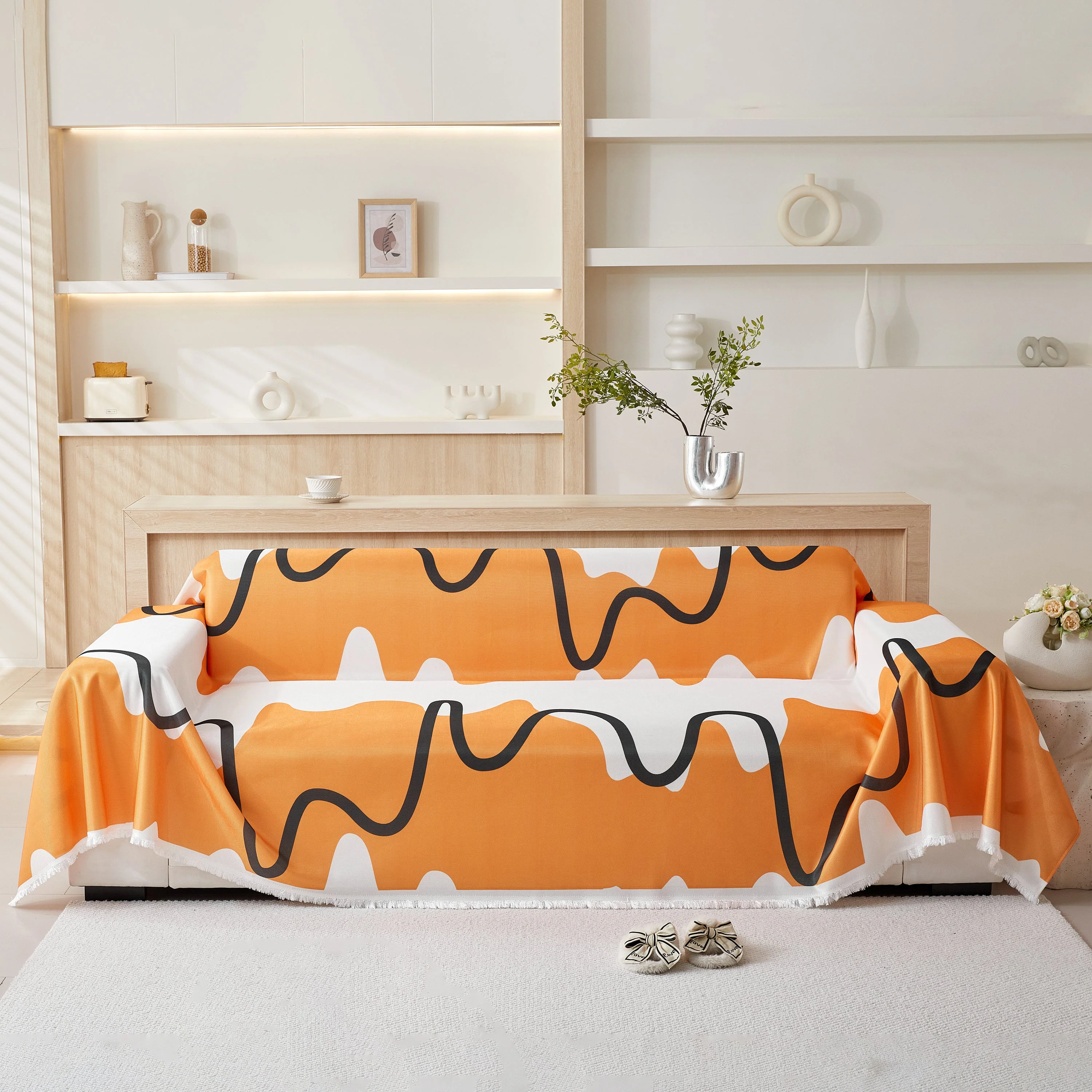 Lightweight Washed Soft Breathable Throw Blanket Perfect for Summer, Great Blanket Layer for Couch - Image 44