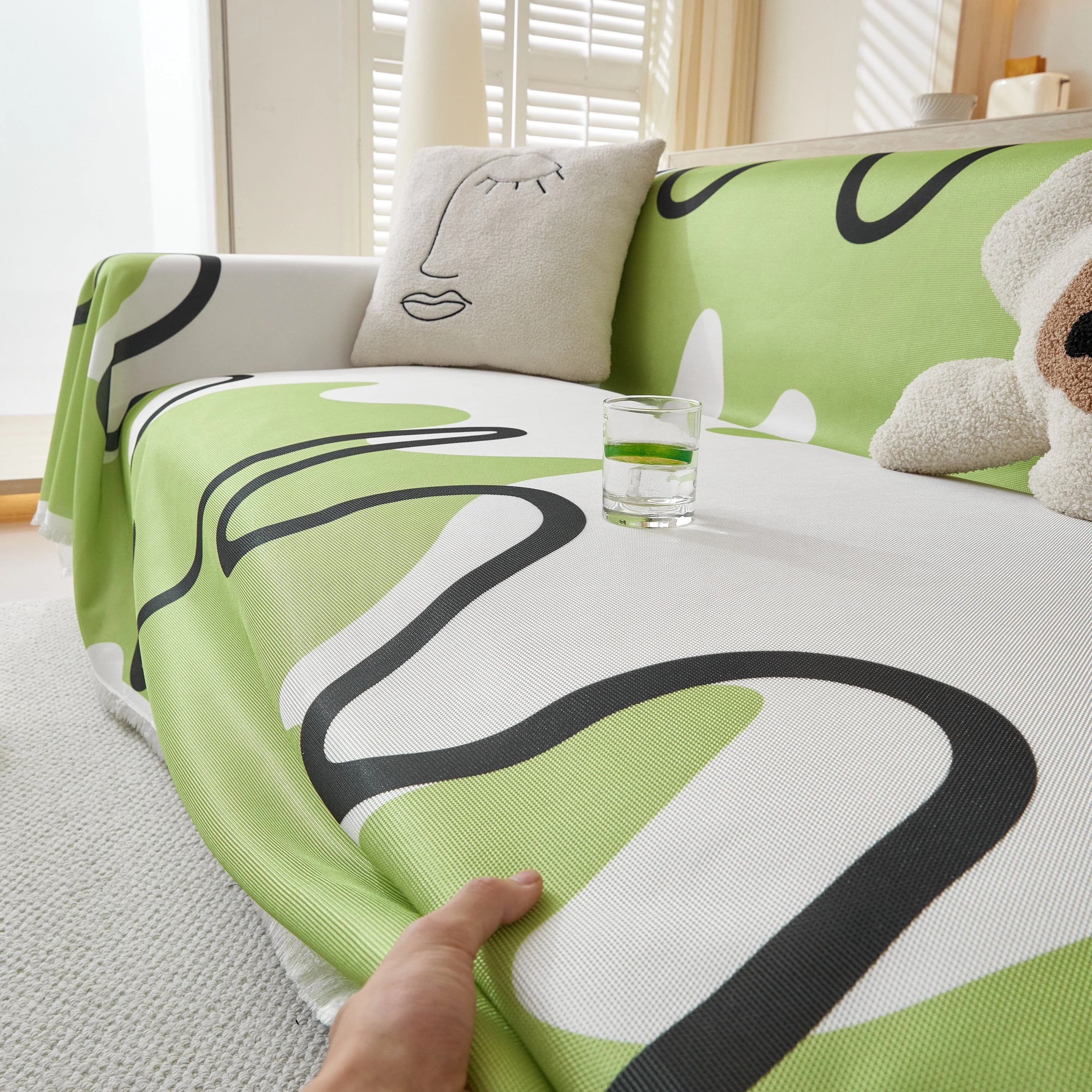 Lightweight Washed Soft Breathable Throw Blanket Perfect for Summer, Great Blanket Layer for Couch - Image 56