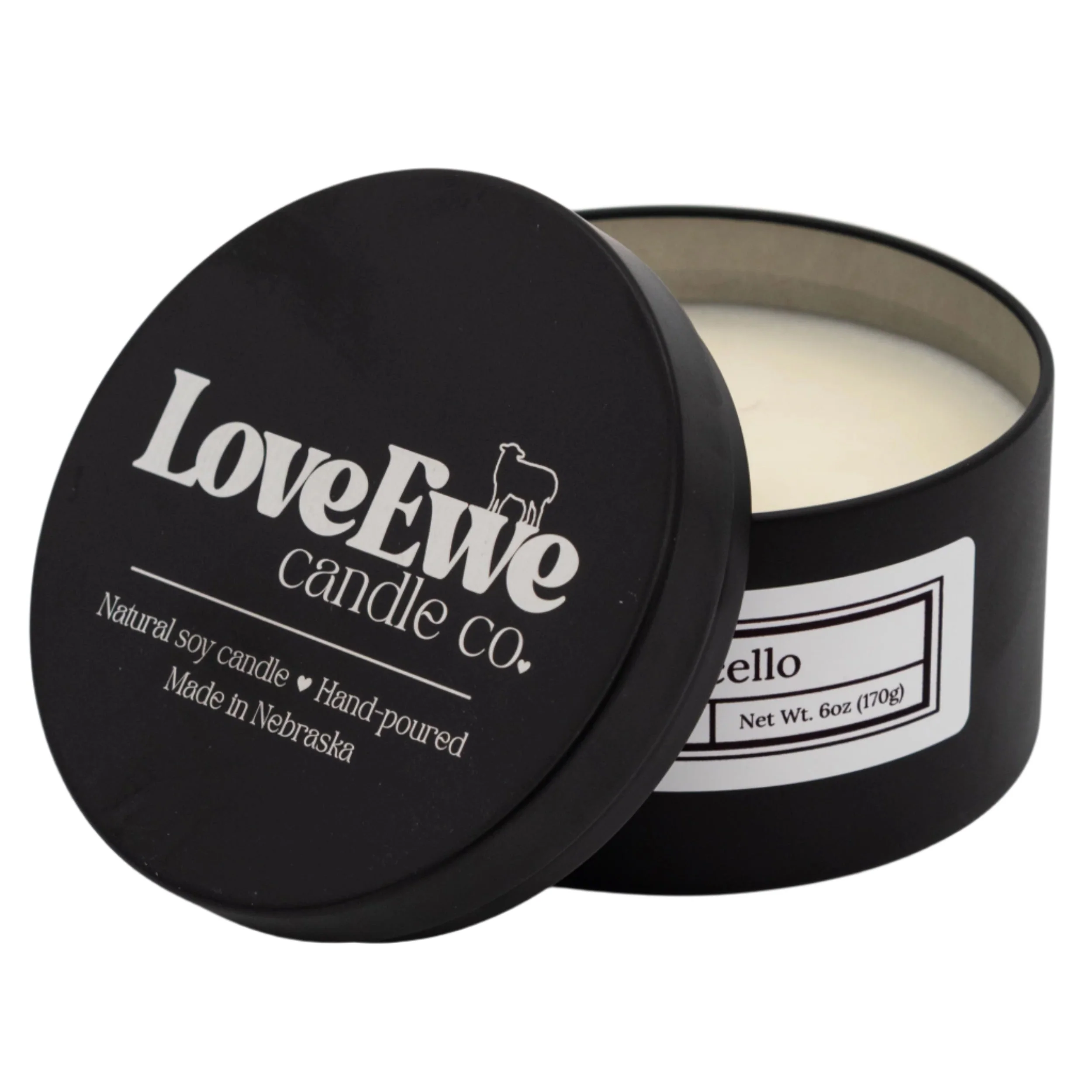 Limoncello Scented Candle | 6 oz | Love Ewe Candle Company - Image 2
