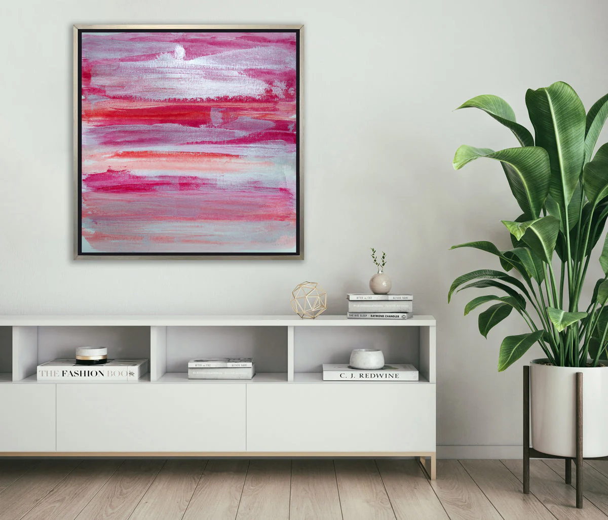 Lipstick on my Wall - Open Edition Canvas Print - Image 2