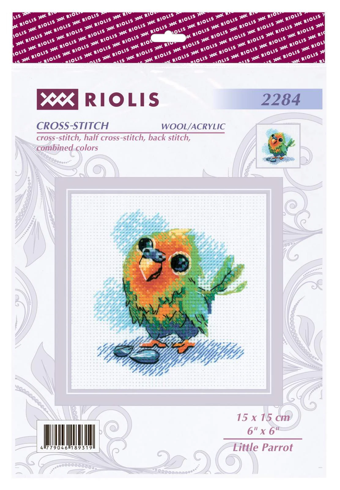 Little Parrot R2284 Counted Cross Stitch Kit - Image 2