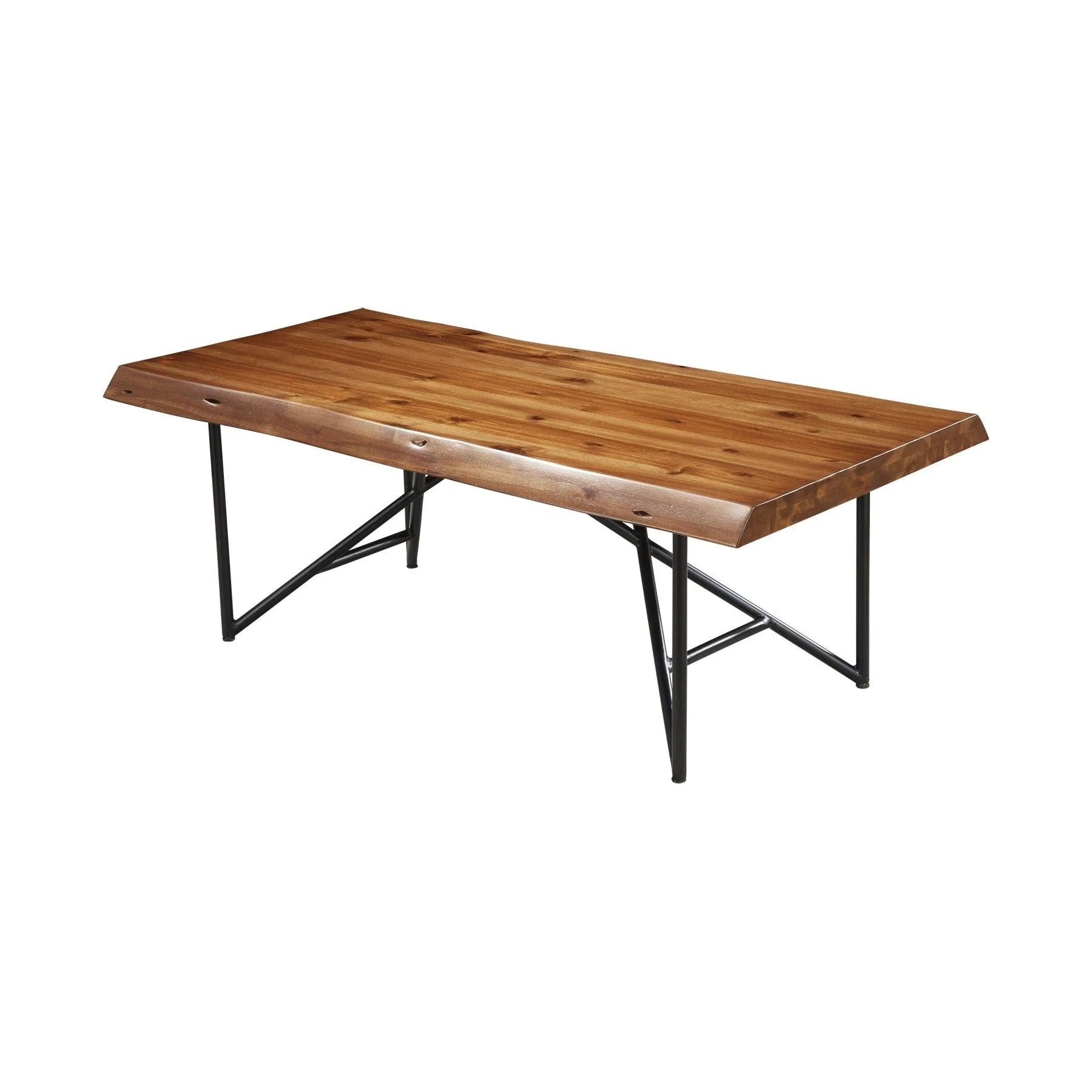 Live Edge Coffee Table, Light Walnut - Image 3