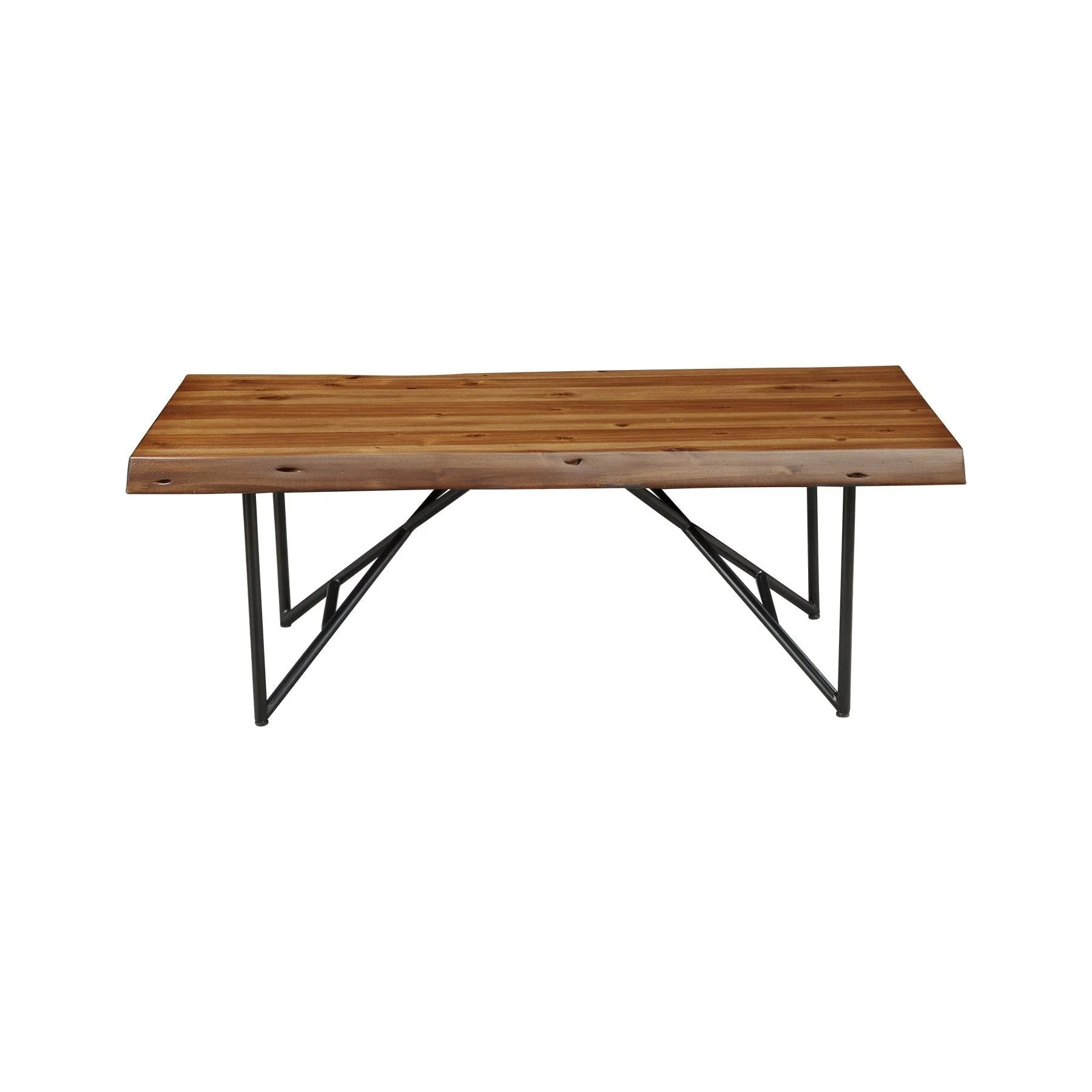 Live Edge Coffee Table, Light Walnut - Image 4