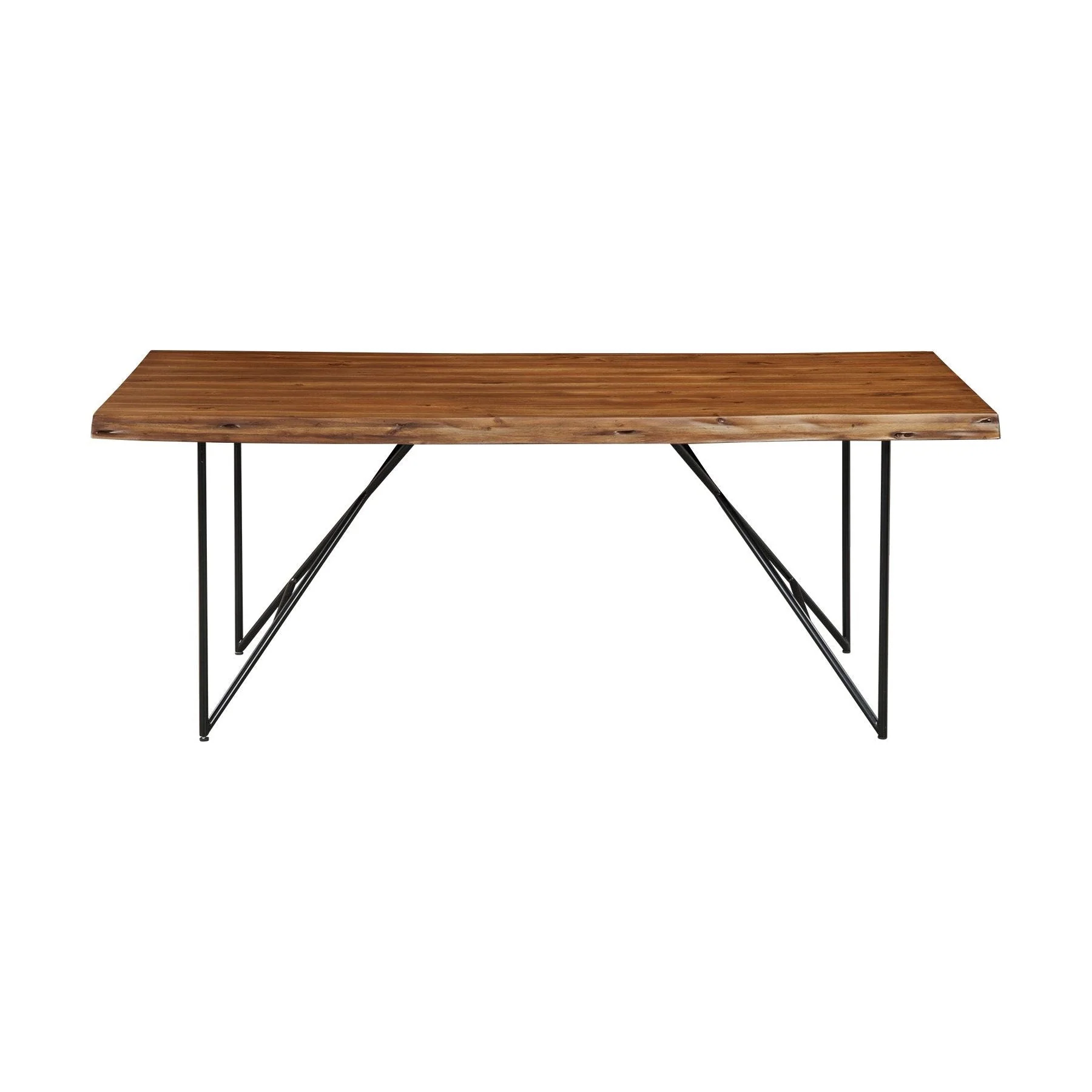 Live Edge Dining Table, Light Walnut - Image 3