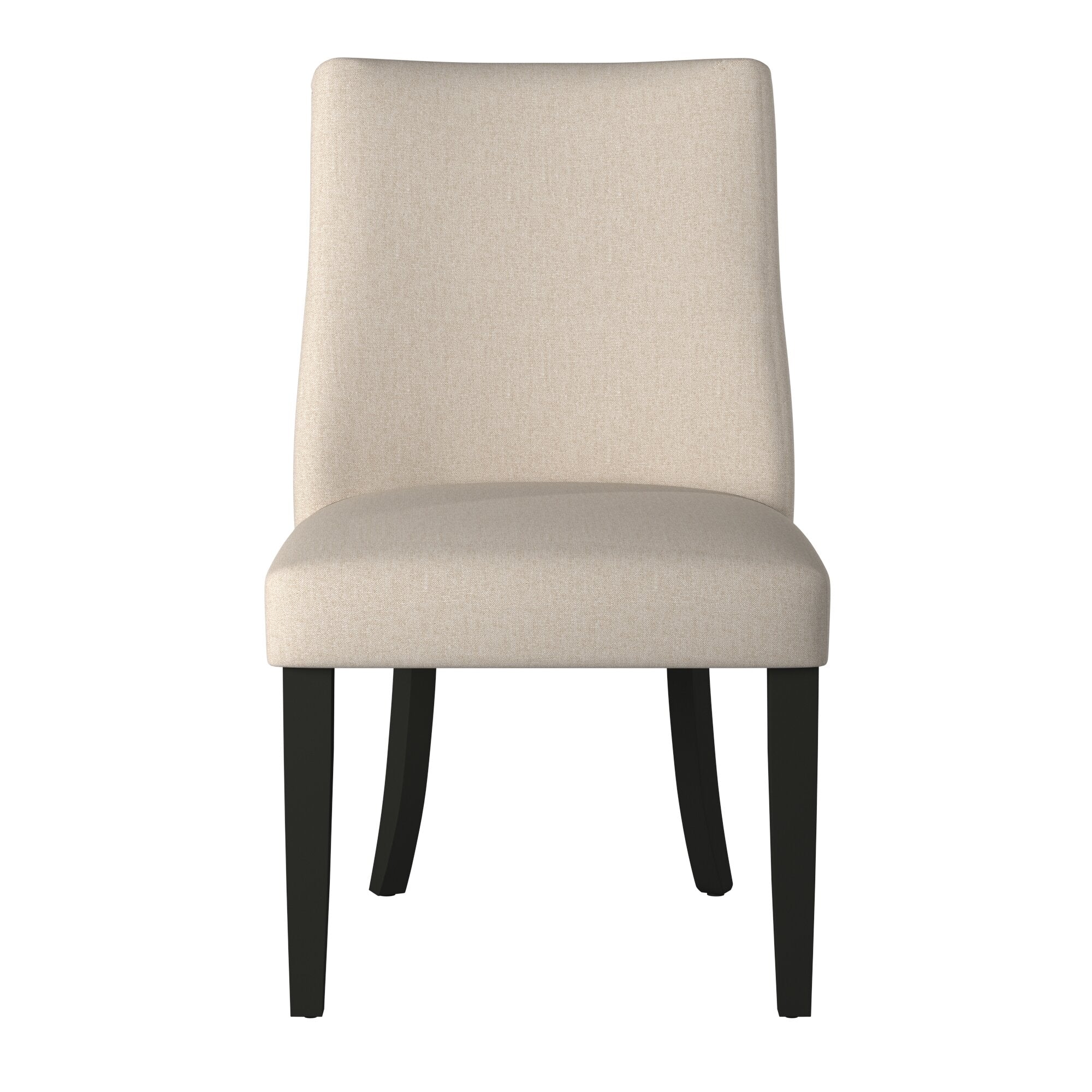 Live Edge Parson Chairs, Cream/Black - Image 4