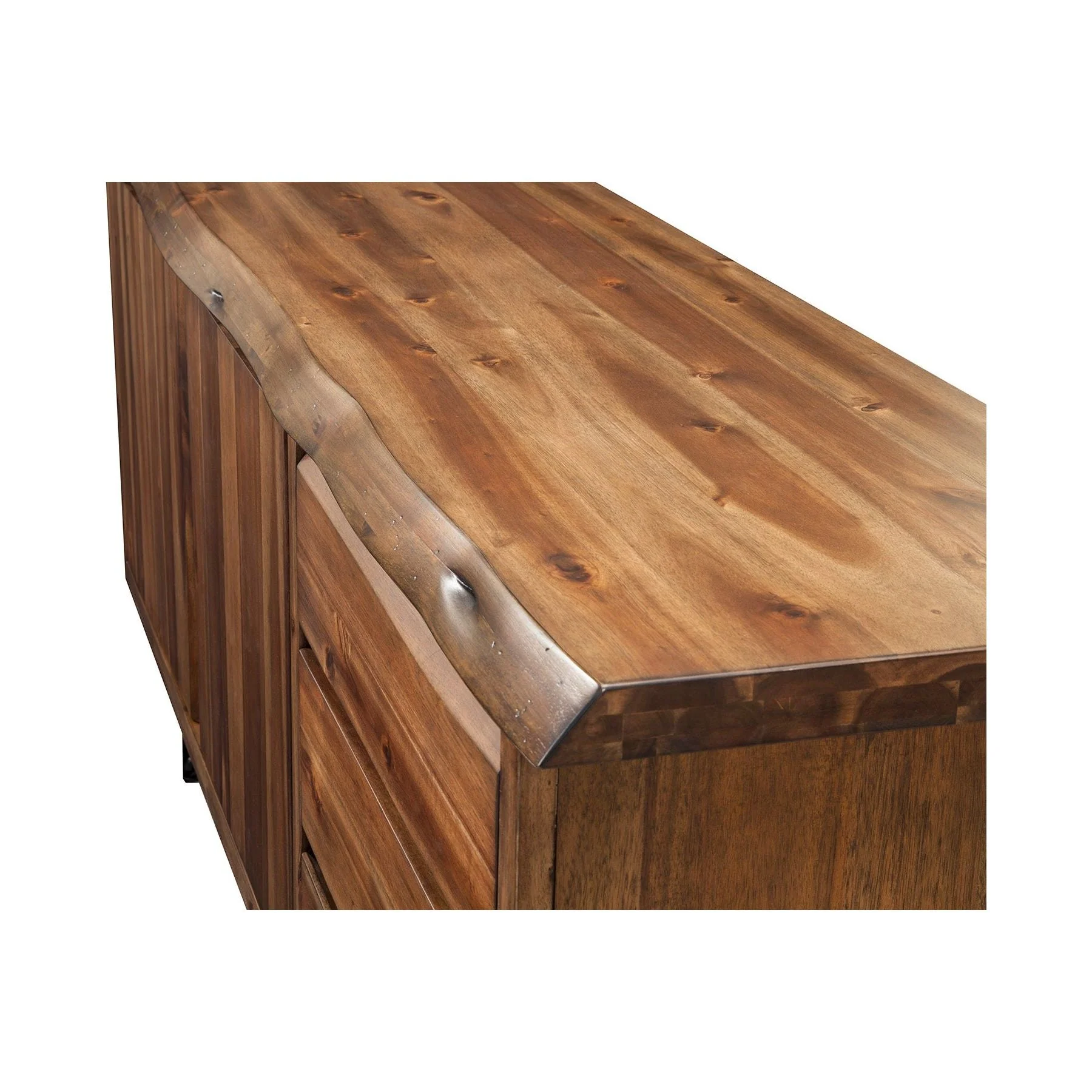 Live Edge Server, Light Walnut - Image 5