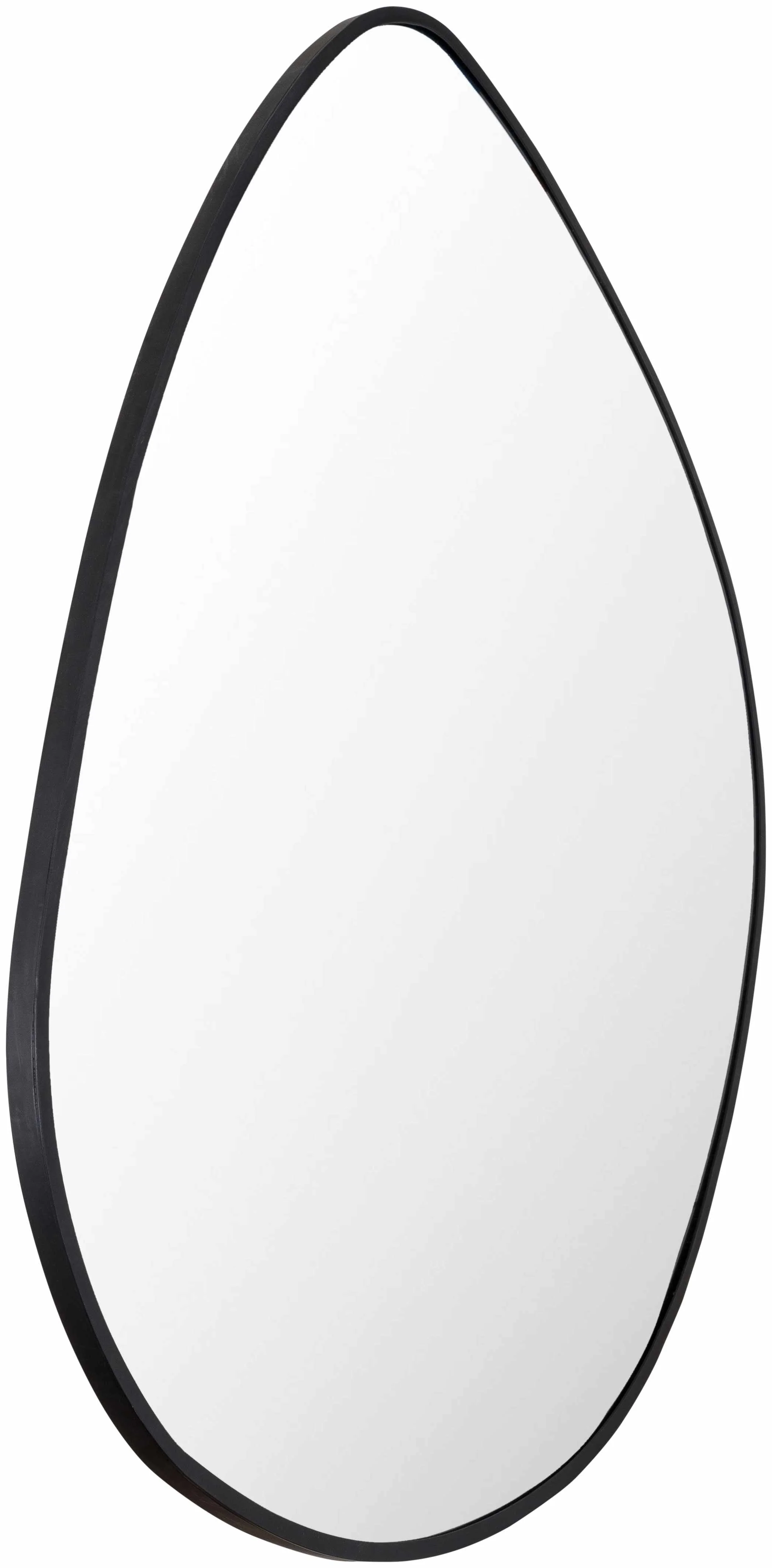 Lochovice Black Distressed Wood Mirror - Image 2