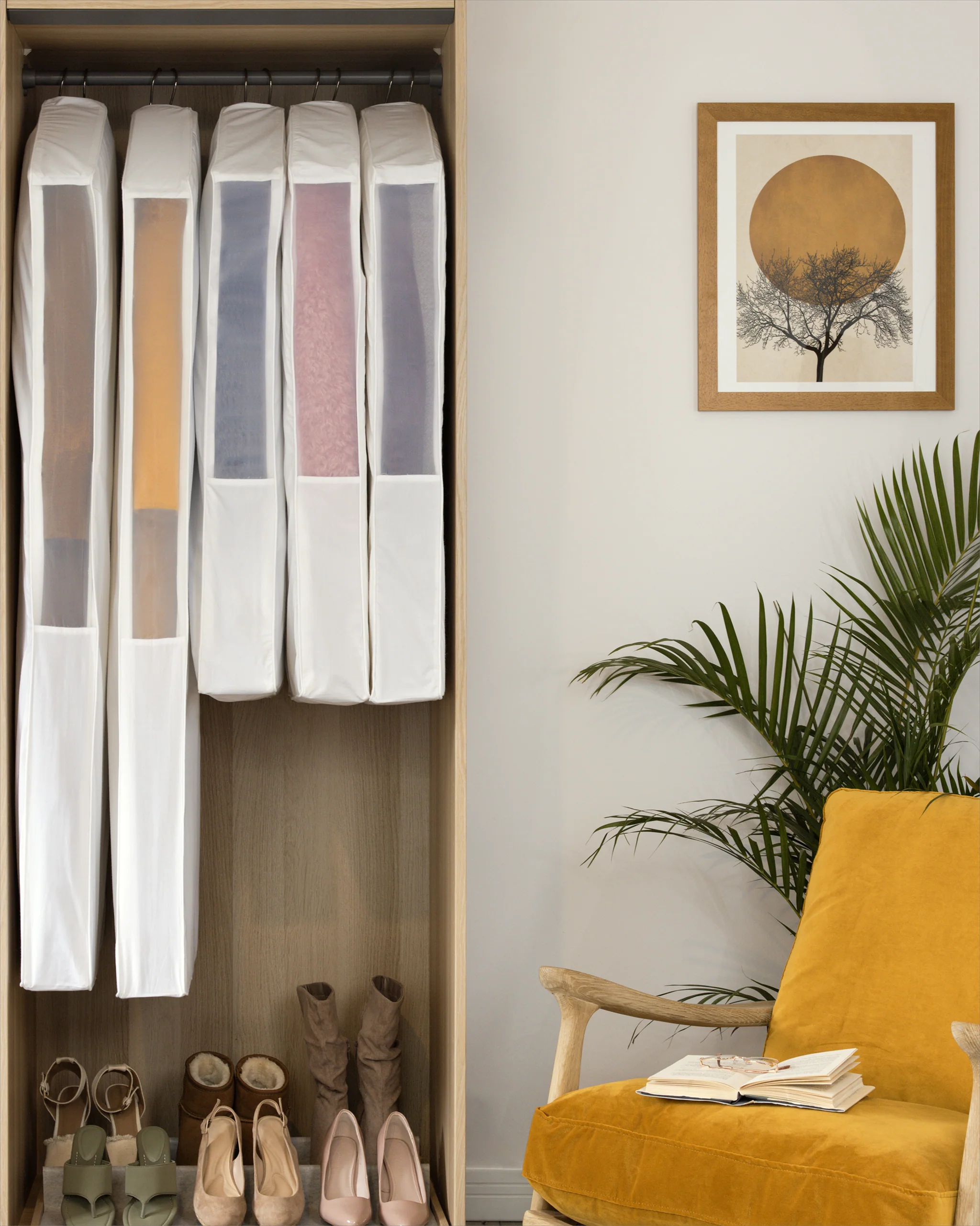 Long Organic Cotton Hanging Bag - Image 4