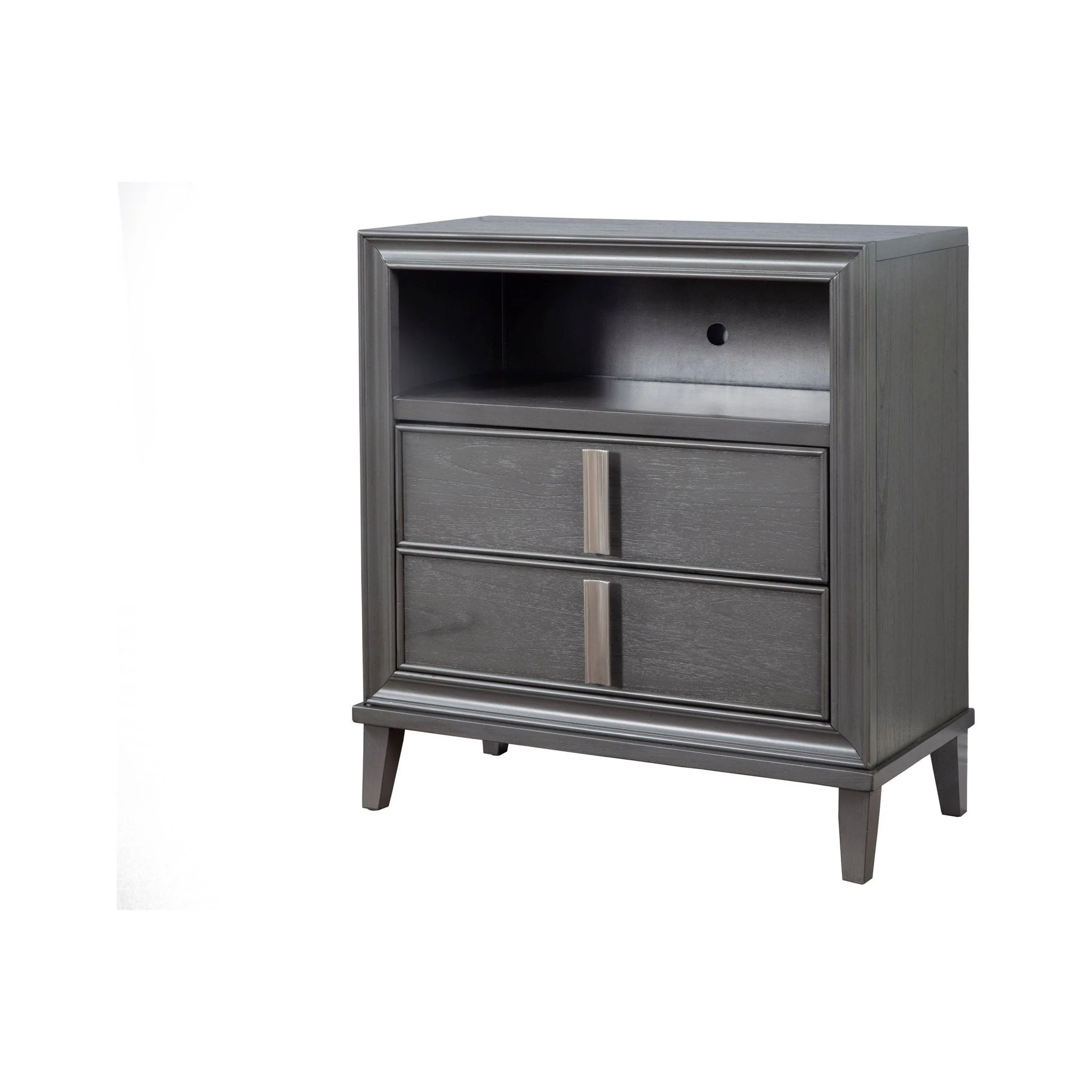 Lorraine Media Chest, Dark Grey - Image 3