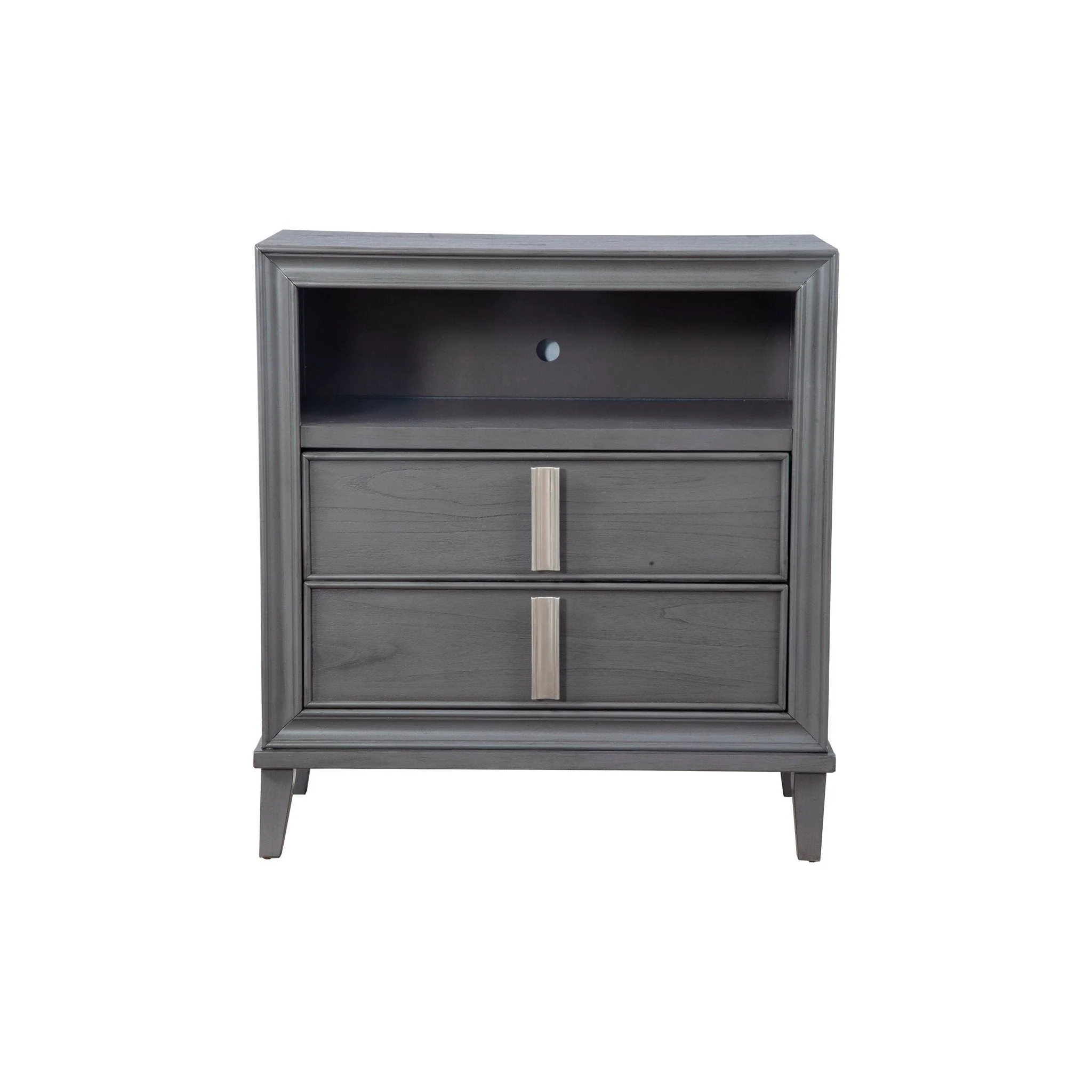 Lorraine Media Chest, Dark Grey - Image 4
