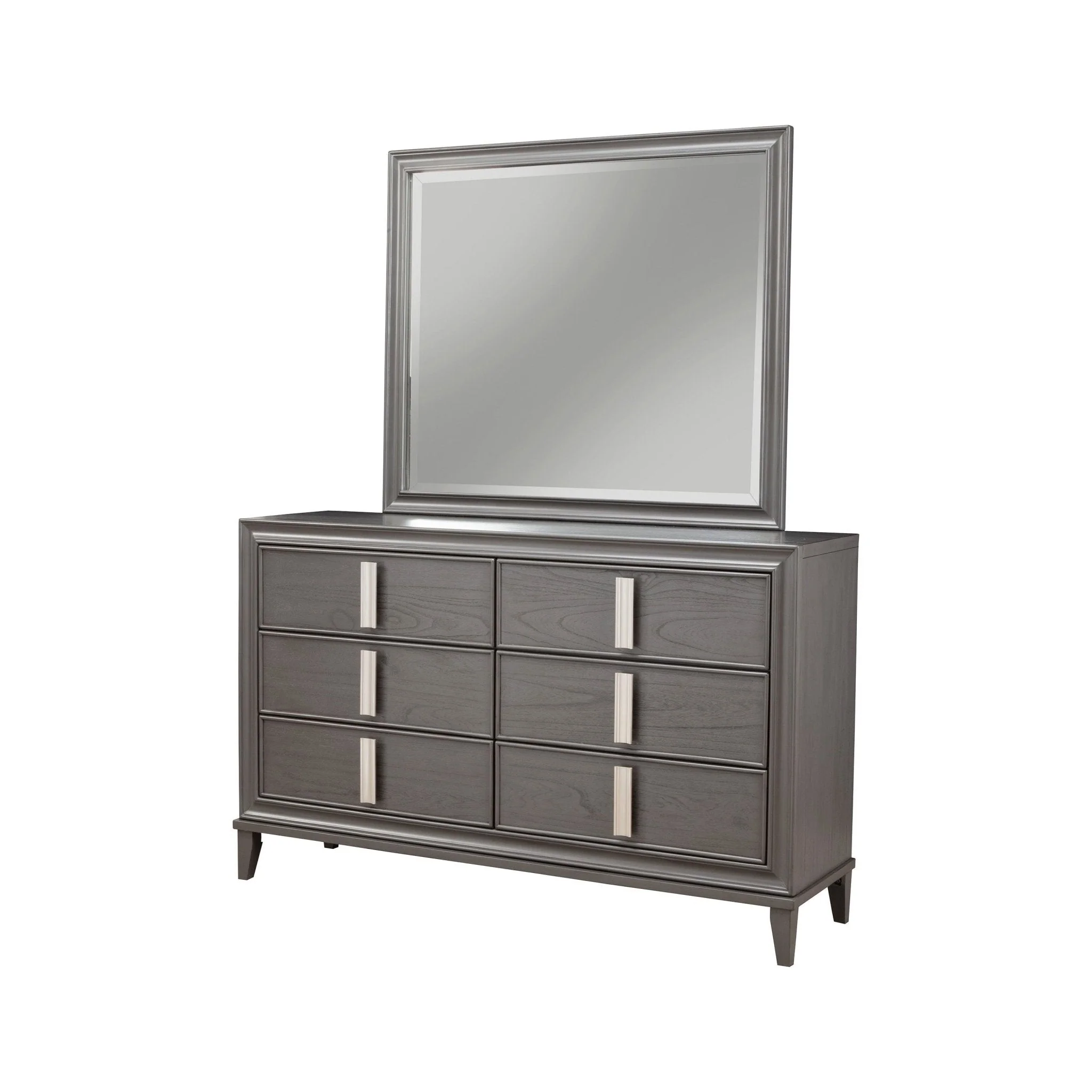 Lorraine Mirror, Dark Grey - Image 2