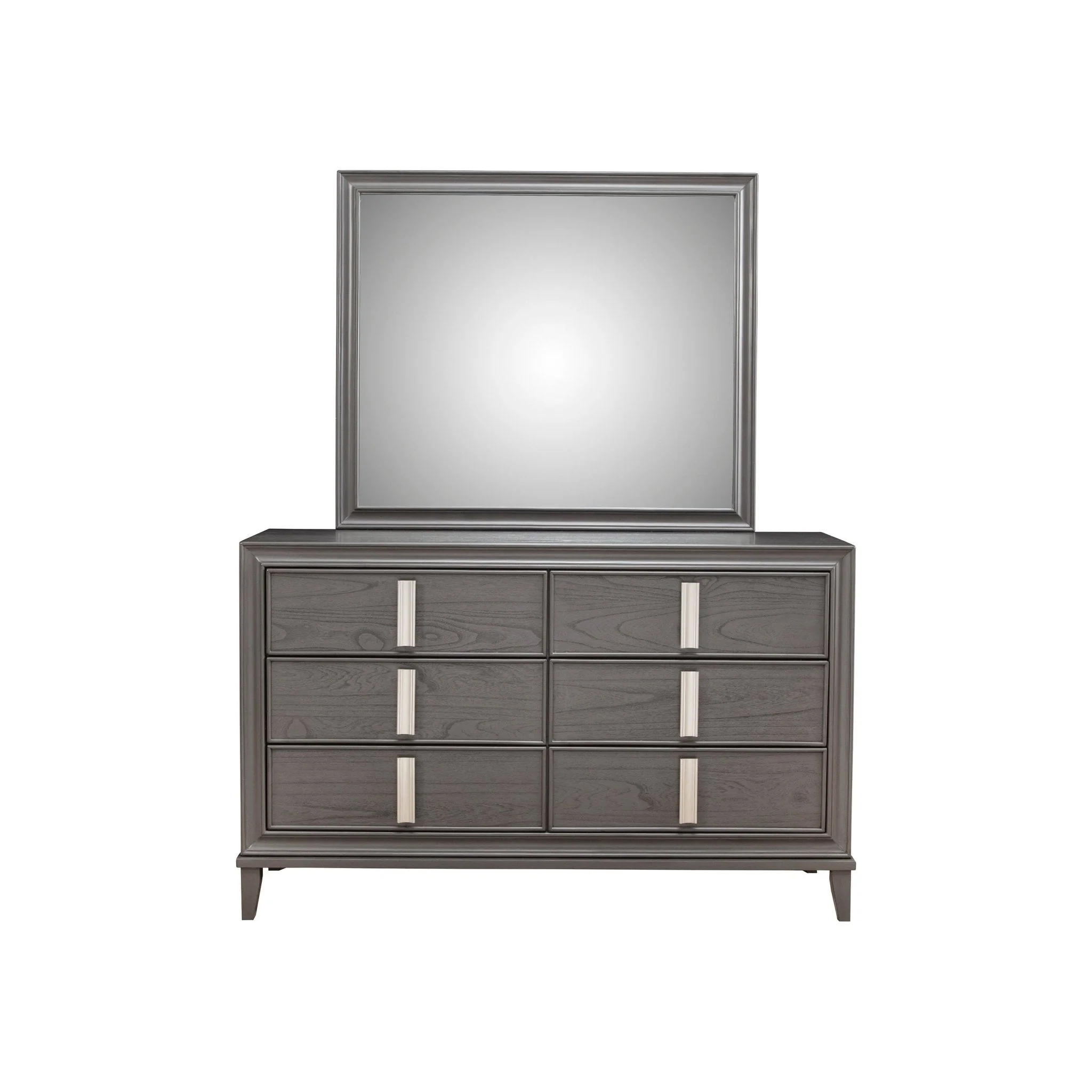 Lorraine Mirror, Dark Grey - Image 3