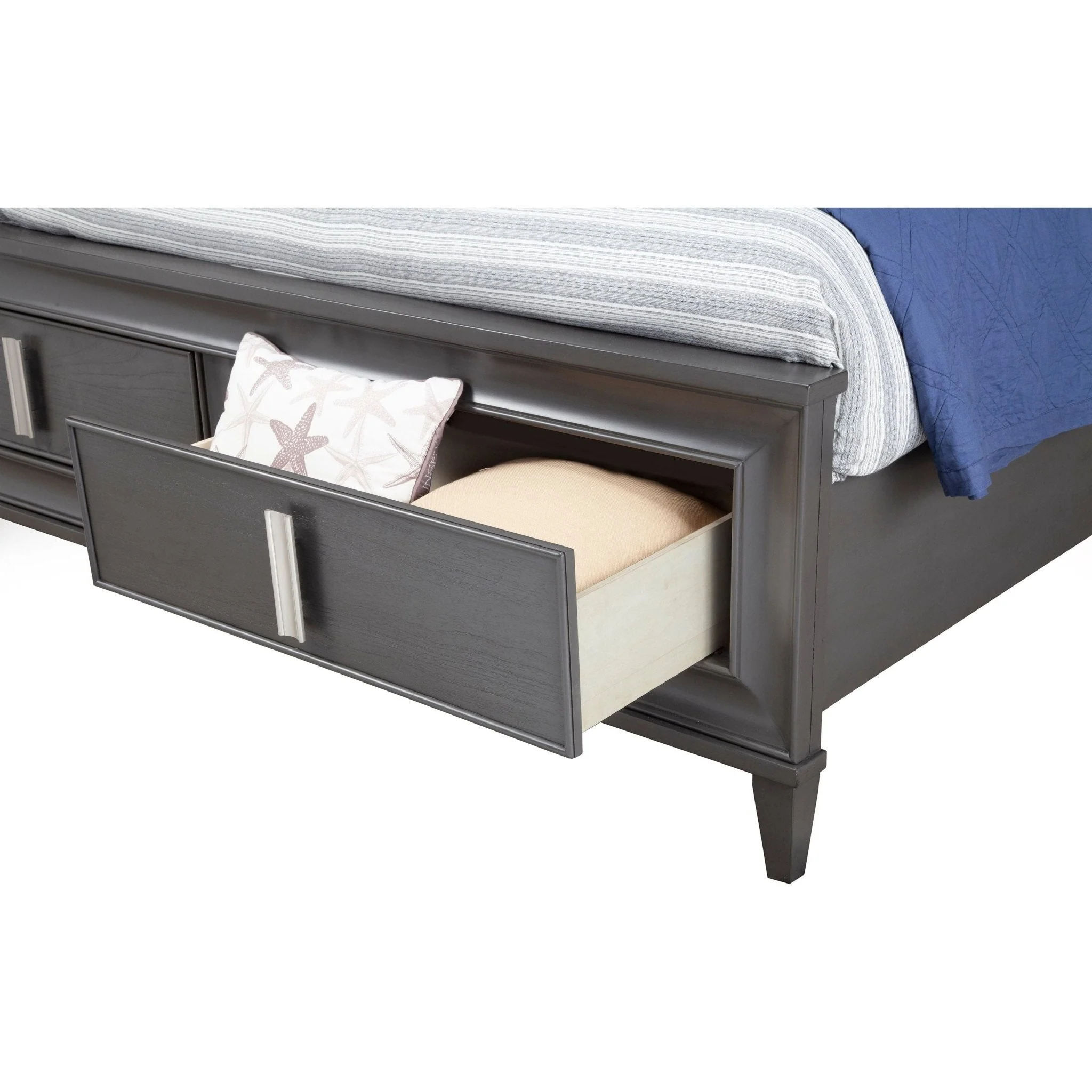 Lorraine Storage Bed, Dark Grey - Image 9