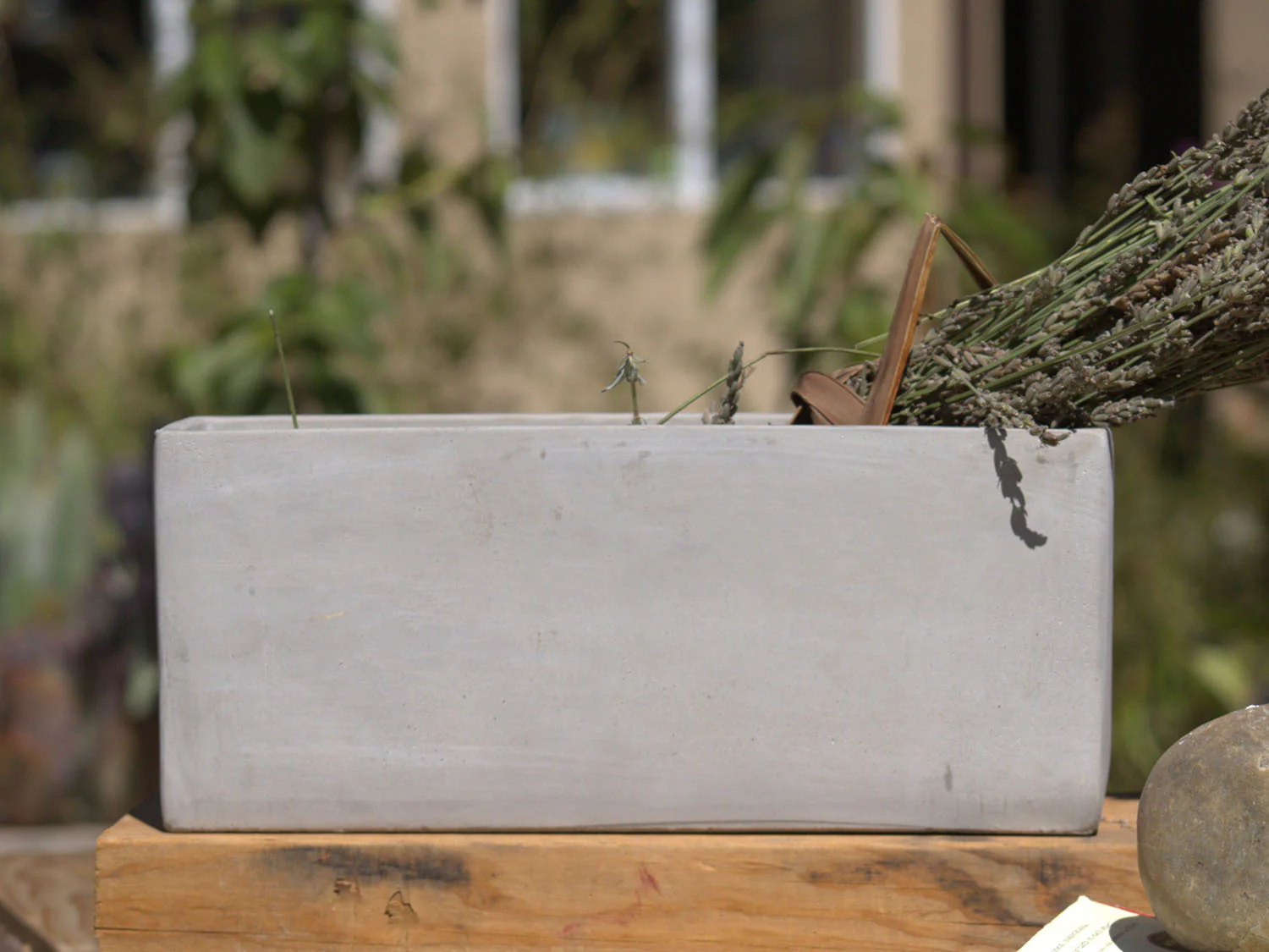 Low & Mid Rectangular Concrete Planter By Plantatorem - Image 2