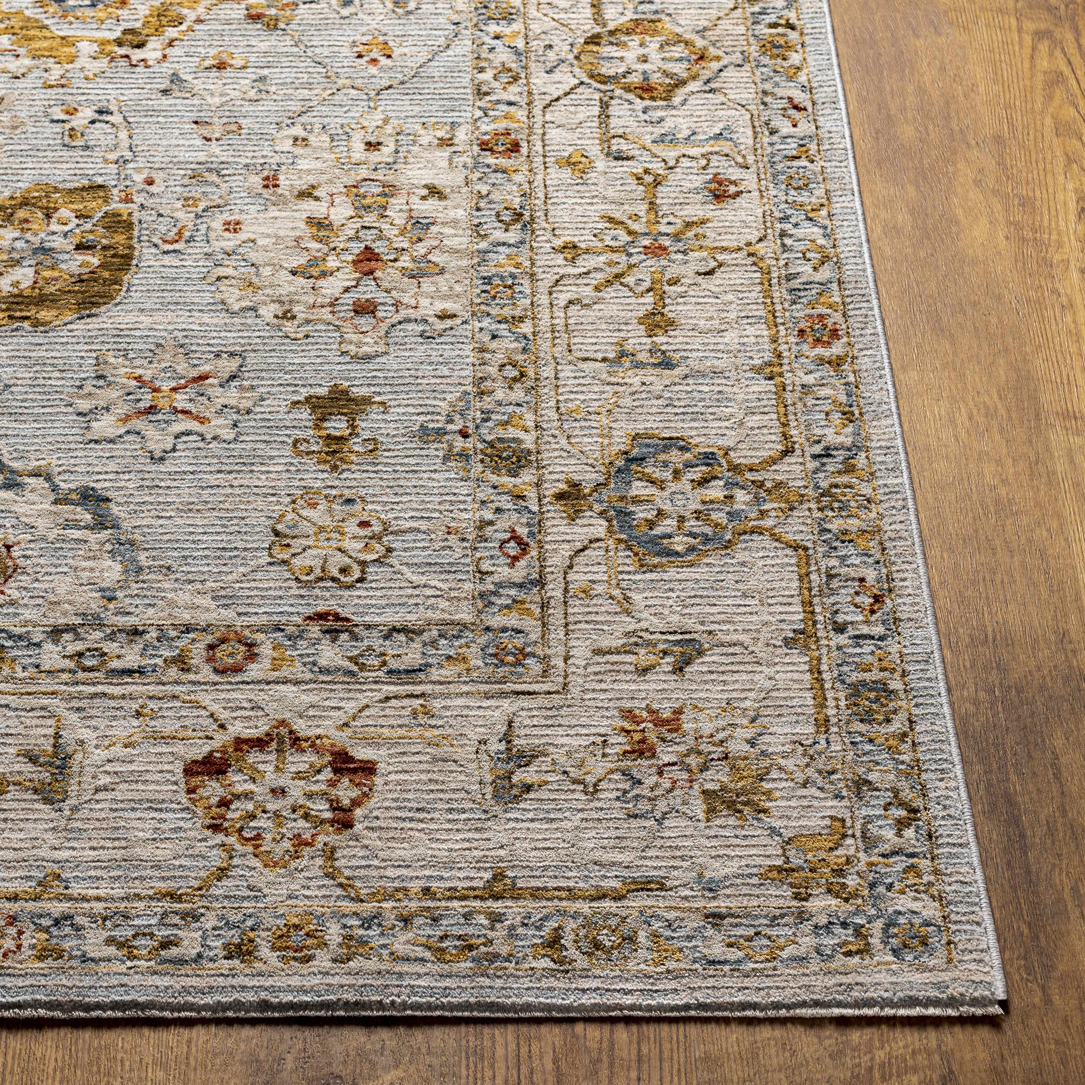 Luklukan Oushak Style Floral Rug - Image 10