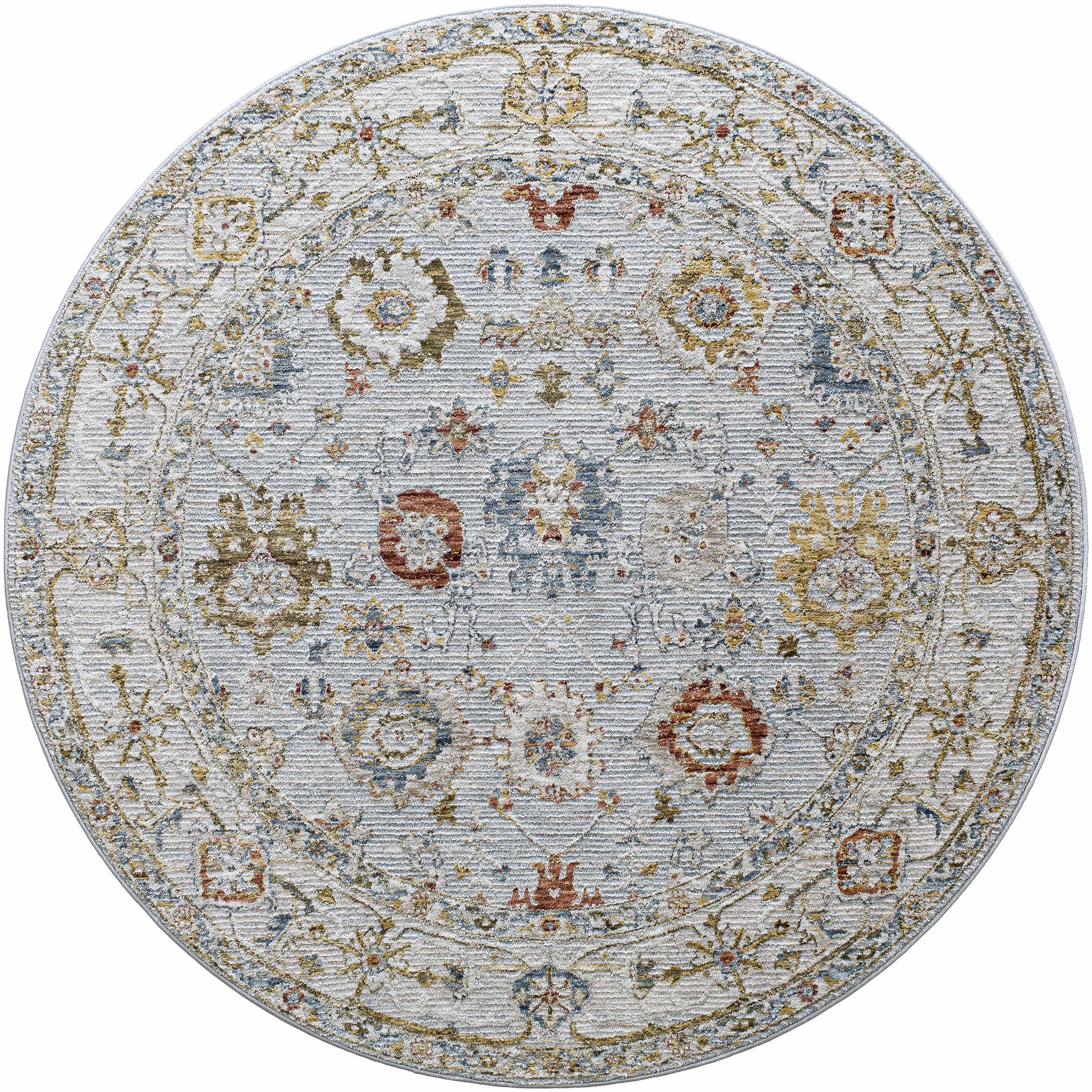 Luklukan Oushak Style Floral Rug - Image 12