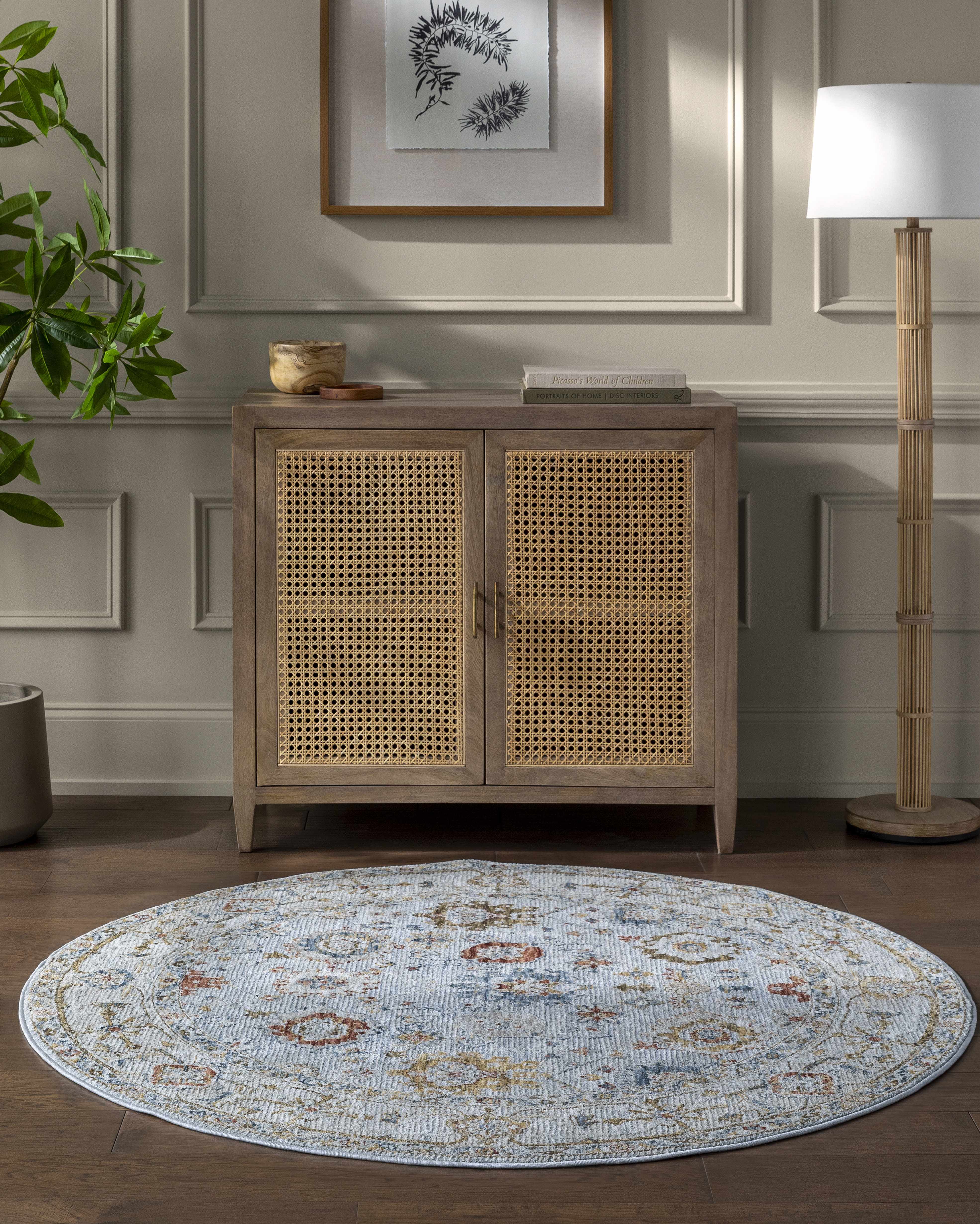 Luklukan Oushak Style Floral Rug - Image 14