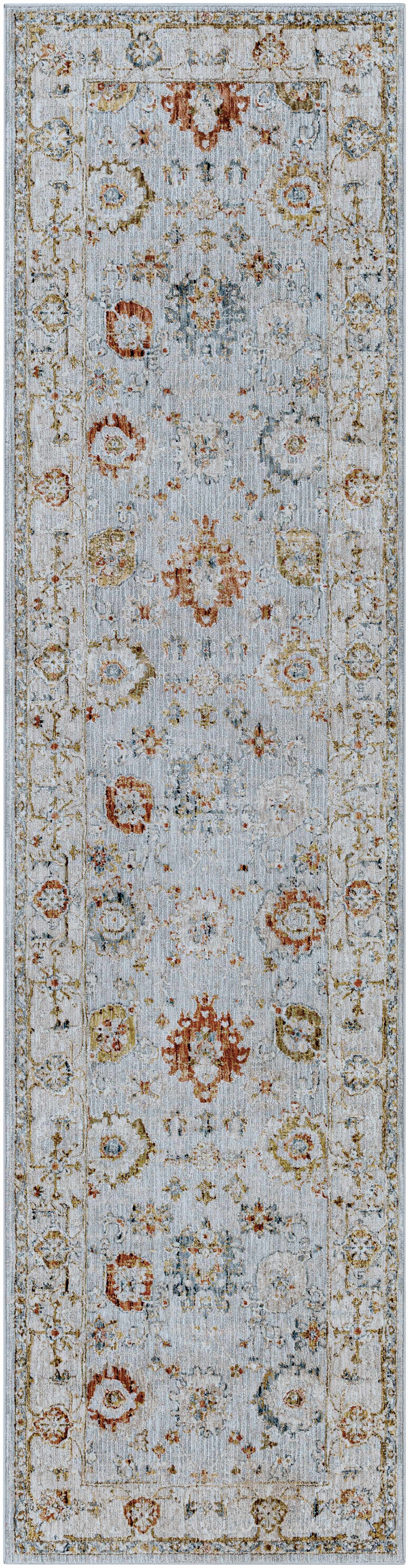 Luklukan Oushak Style Floral Rug - Image 9