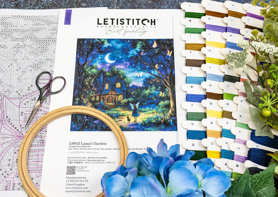 Luna's Garden L9942 Counted Cross Stitch Kit - Image 5