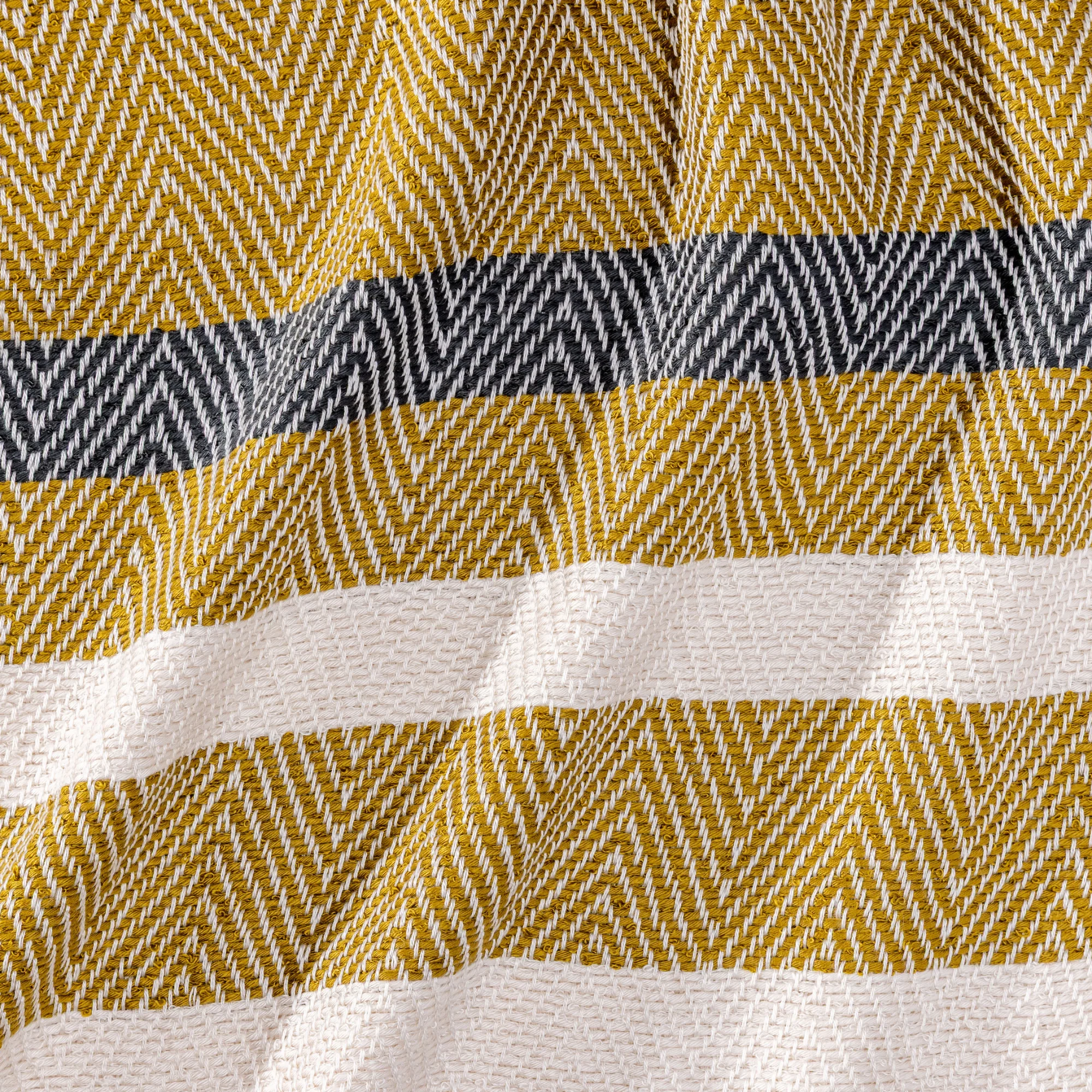 Luxe Bamboo Stripe Throw Blanket - Image 3