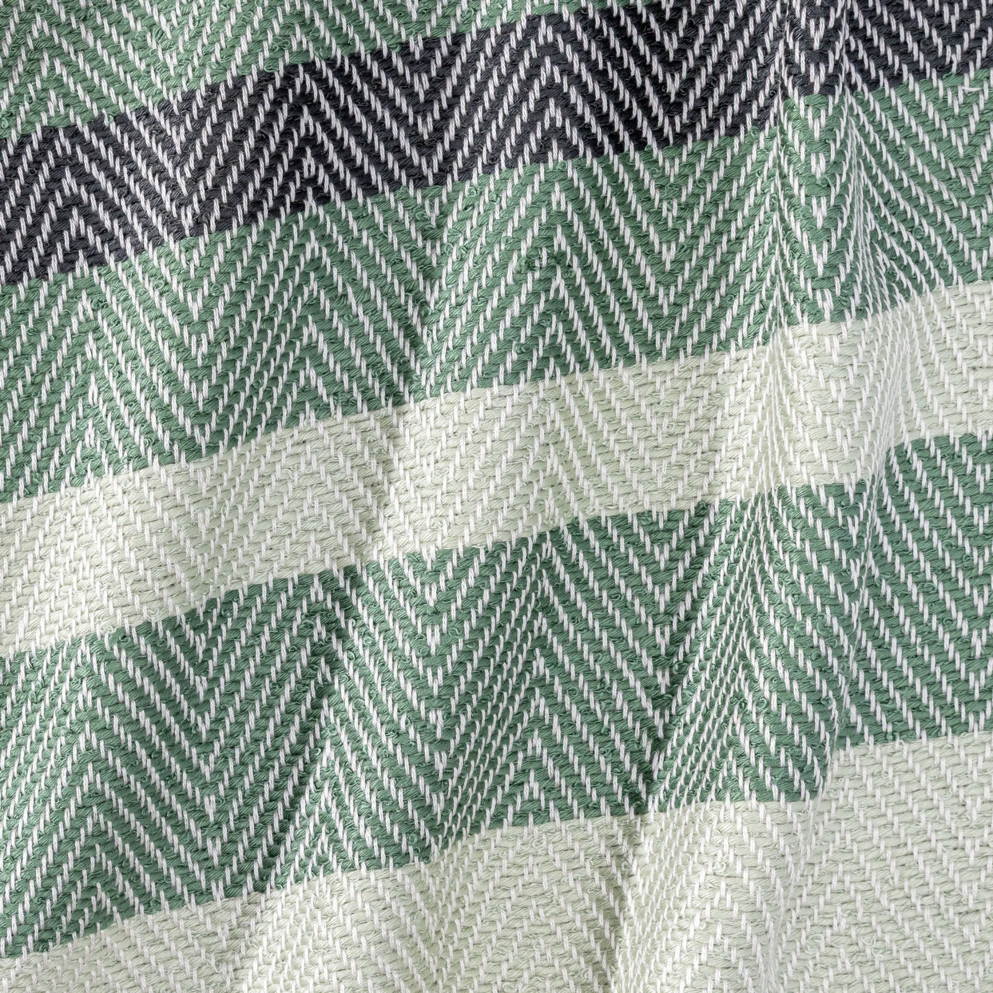 Luxe Bamboo Stripe Throw Blanket - Image 4