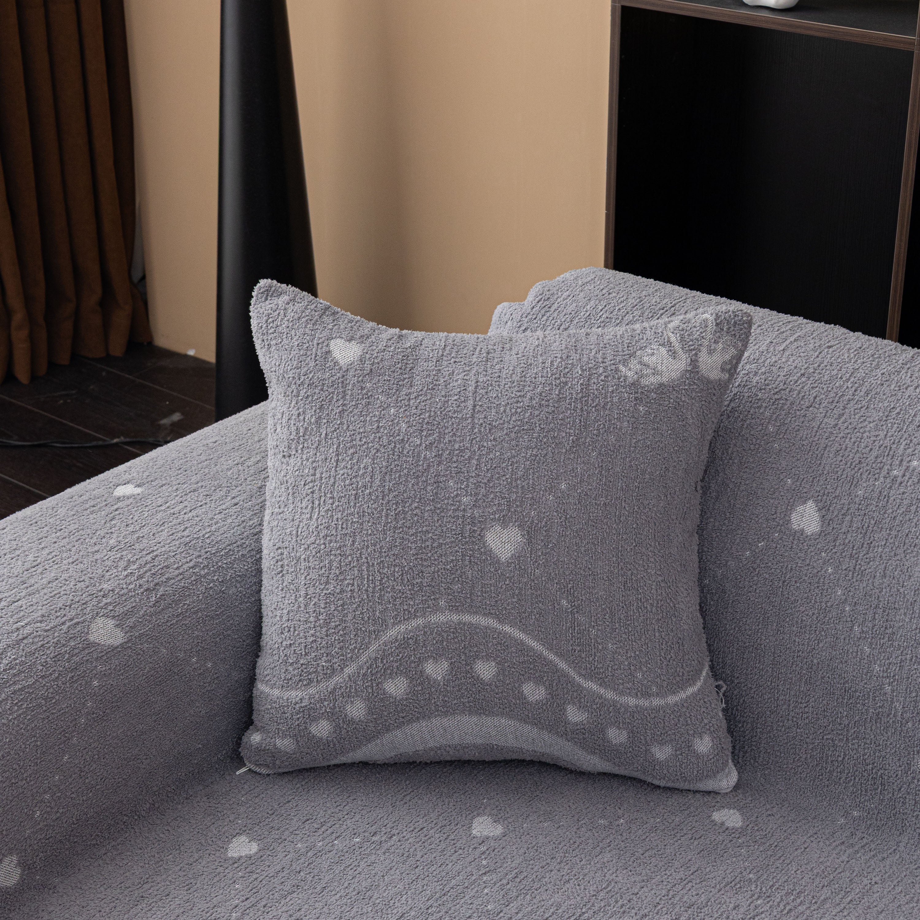 Luxurious Jacquard Couch Cover, Snag-Resistant Pet Friendly Couch Throw with Fringe - Image 28