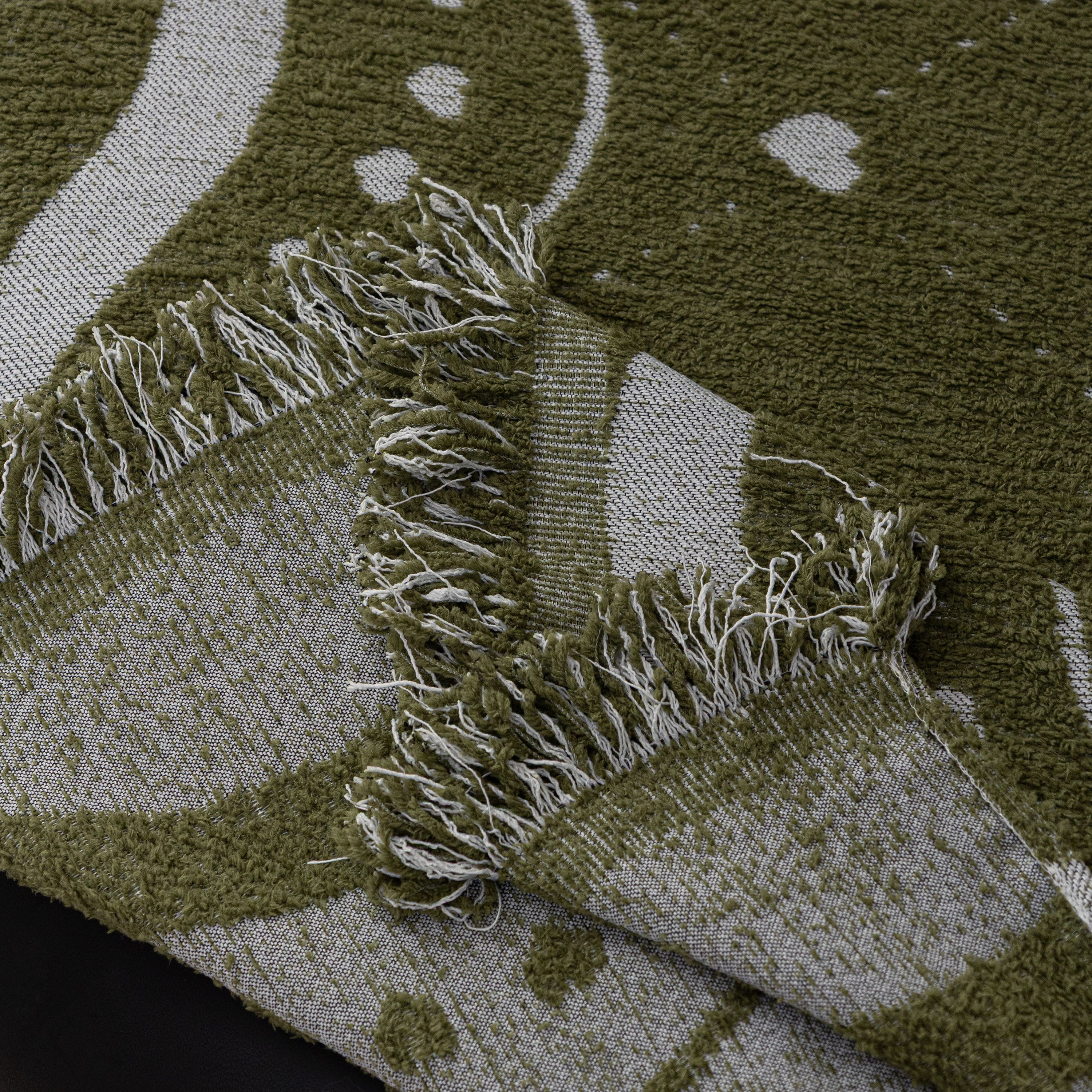 Luxurious Jacquard Couch Cover, Snag-Resistant Pet Friendly Couch Throw with Fringe - Image 65