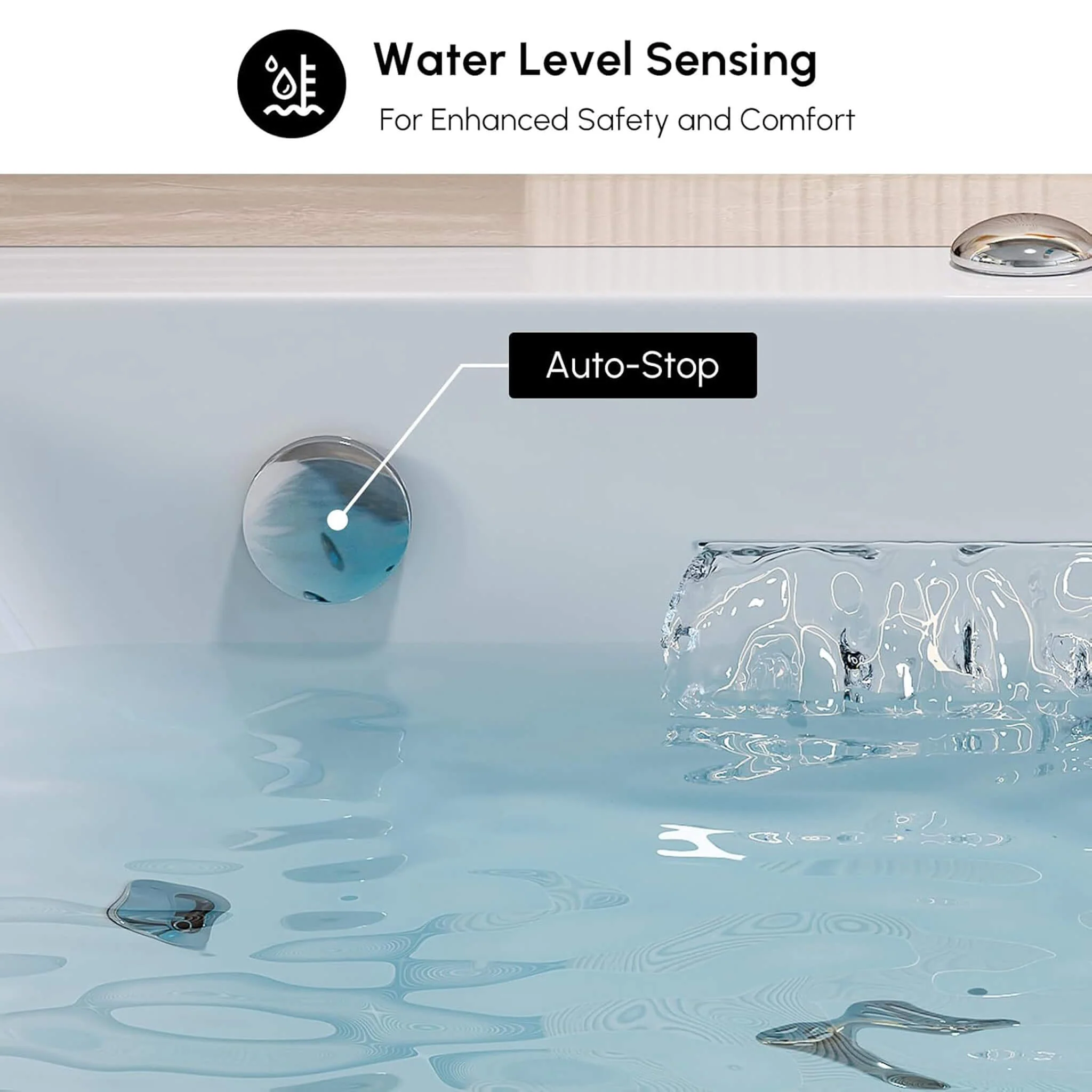 Alora Novara 71-Inch Luxury 2-Person Jetted Whirlpool Tub With Massage And Thermostat Control (SAK13872) - Image 6