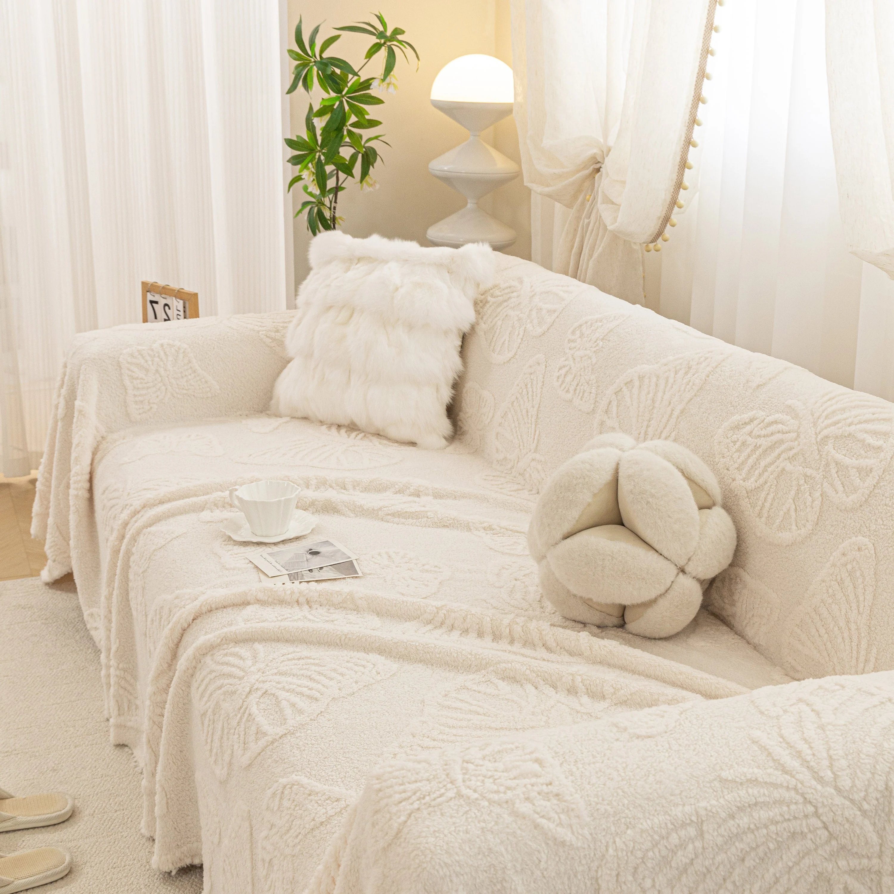 Luxury 3D Butterfly Jacquard Sofa Throw Blanket, Ultra-Soft Plush Fleece Couch Cover - Image 39