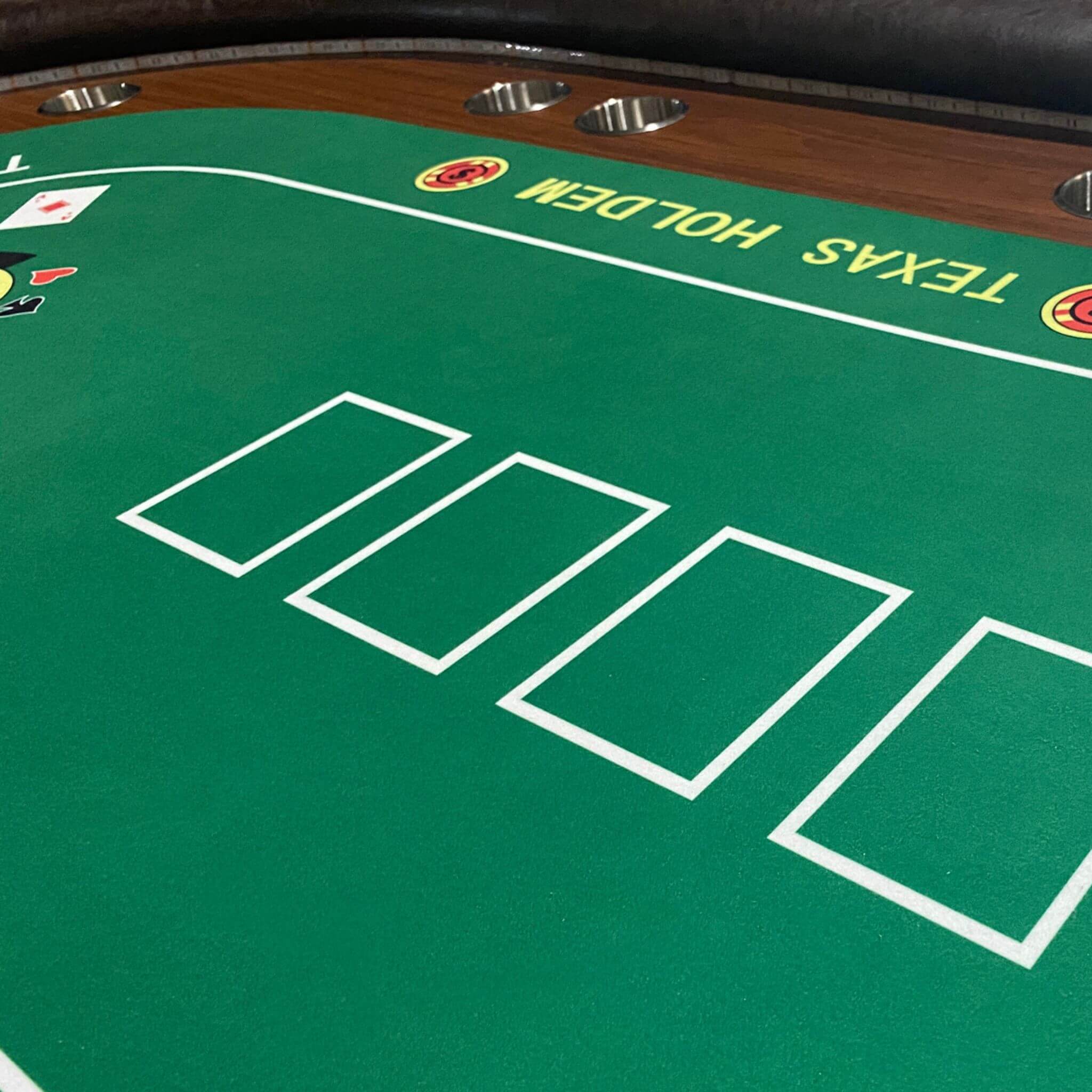 Luxury 96-Inch Gaming Table With LED Lights, Durable Velvet Surface, And Sturdy Pedestal Base (SAK92853) - Image 6