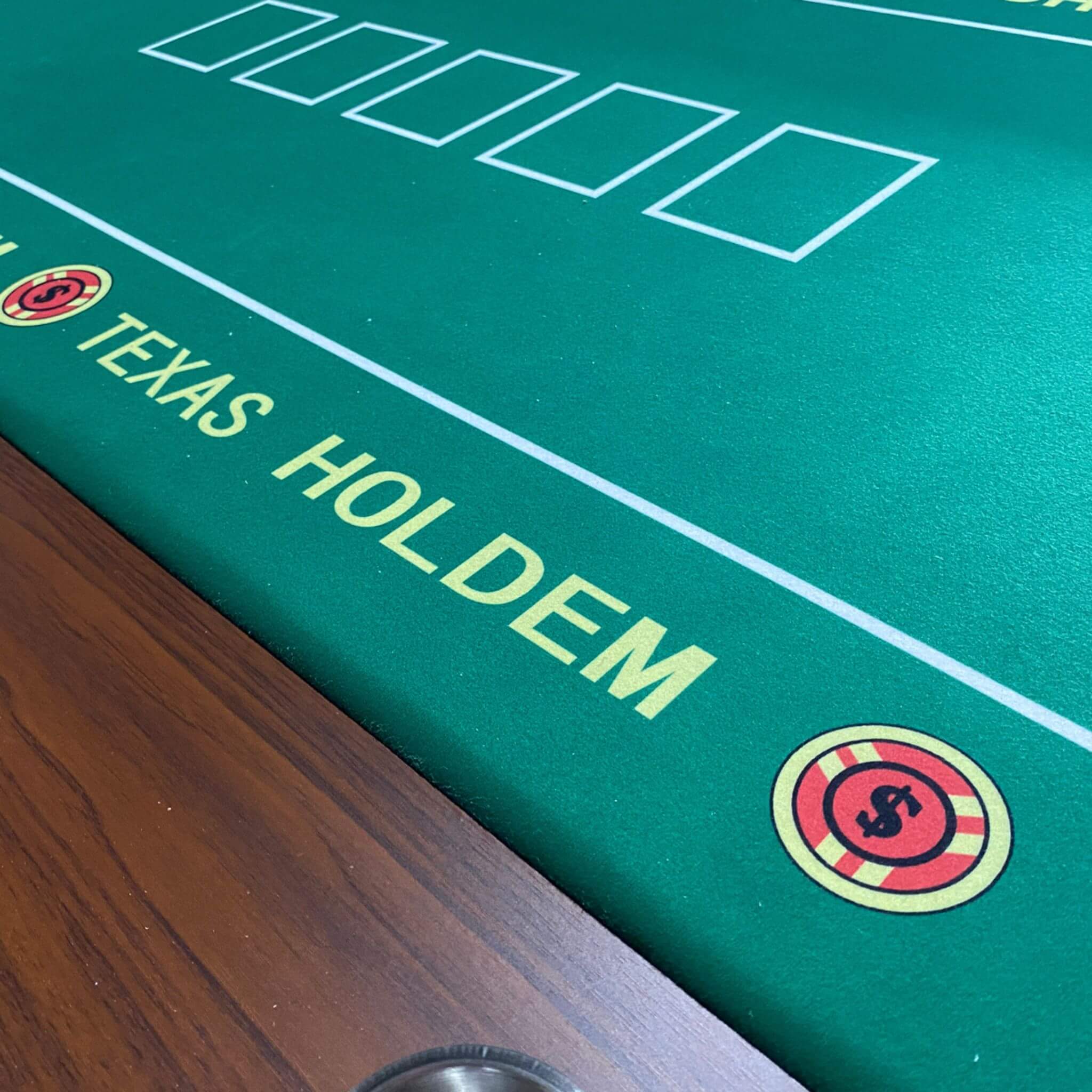 Luxury 96-Inch Gaming Table With LED Lights, Durable Velvet Surface, And Sturdy Pedestal Base (SAK92853) - Image 8